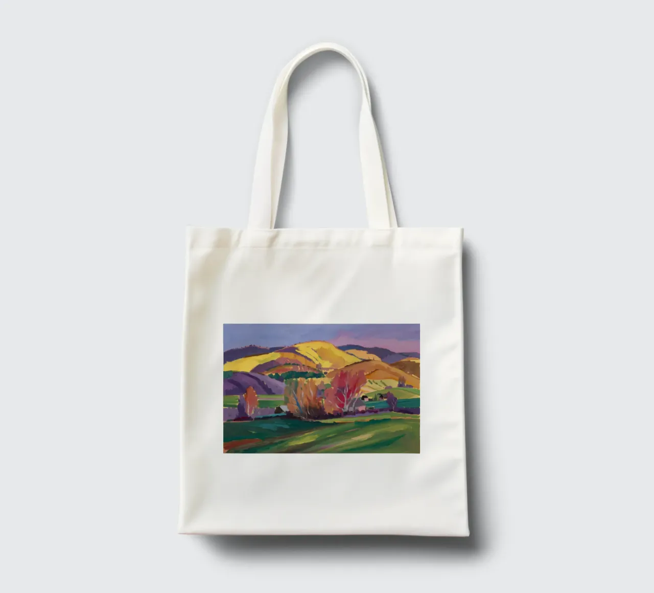 Curva della collina d'oro borsa in juta da Radiance Landscape