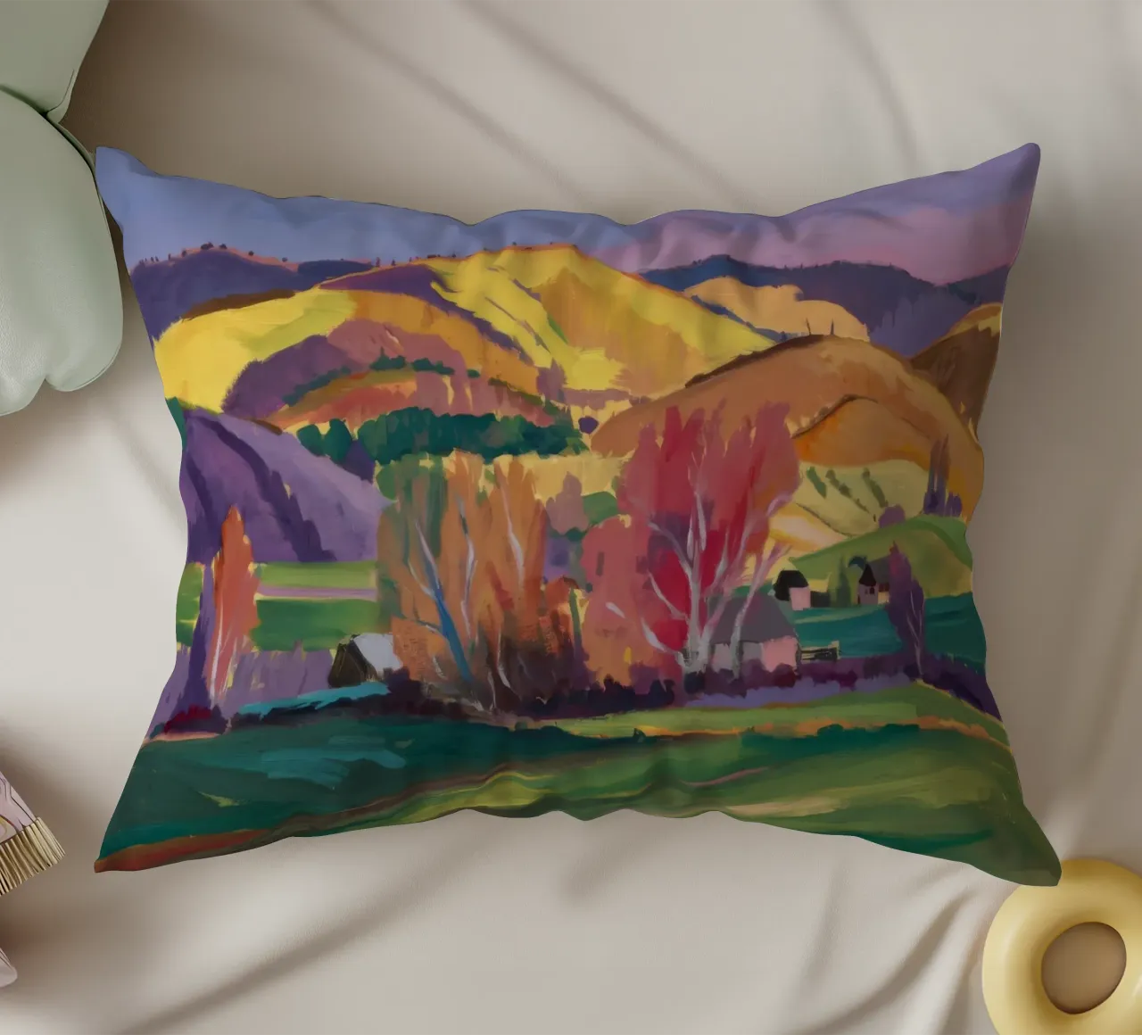 Curva della collina d'oro cuscino da Radiance Landscape