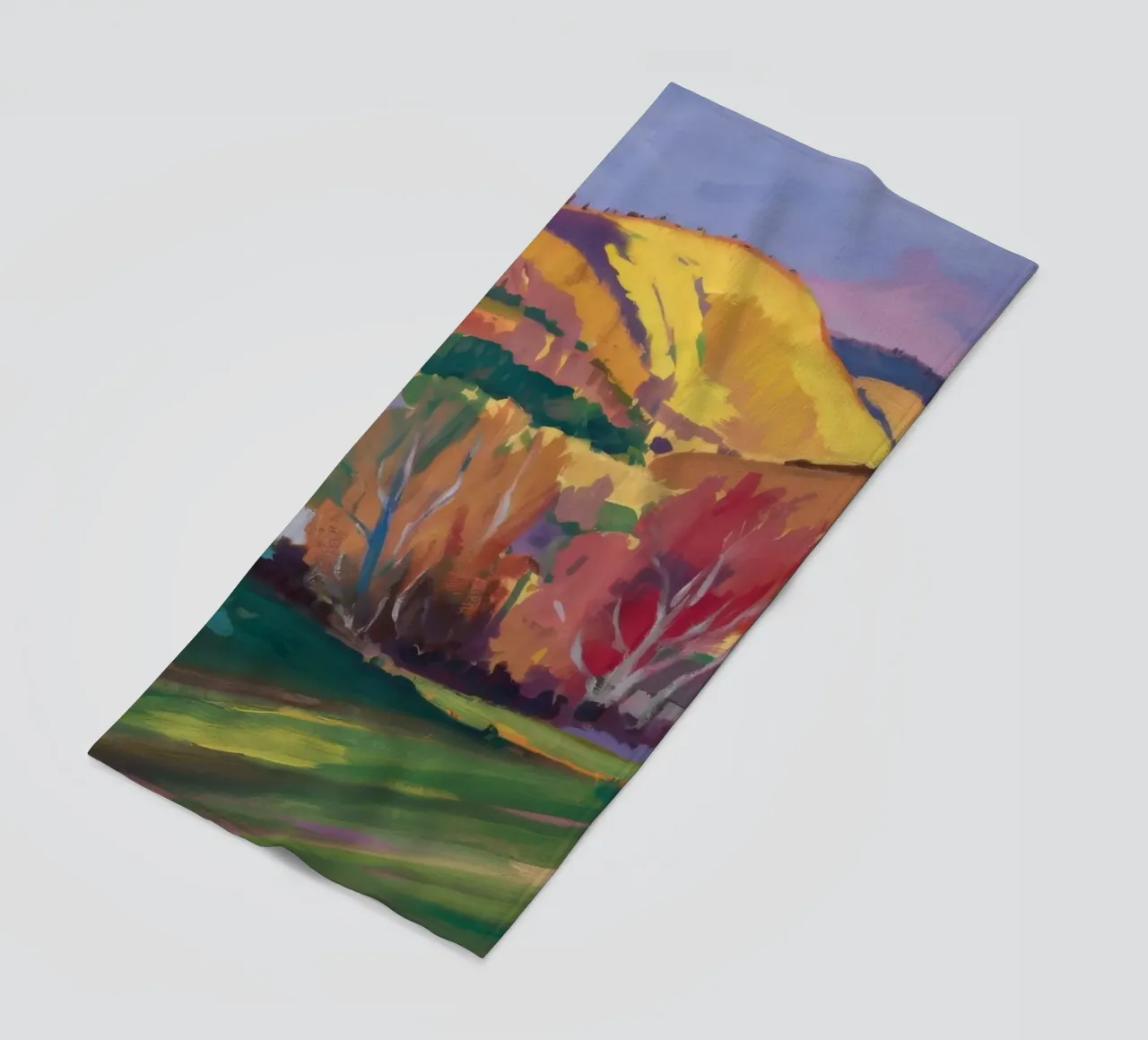 Curva della collina d'oro telo mare da Radiance Landscape