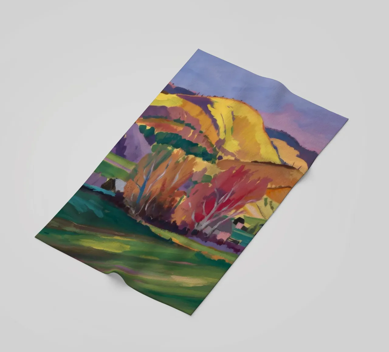 Curva della collina d'oro telo mare da Radiance Landscape