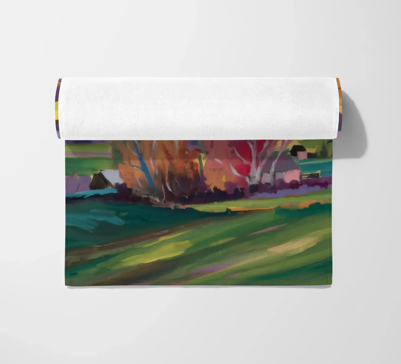 Curva della collina d'oro telo mare da Radiance Landscape