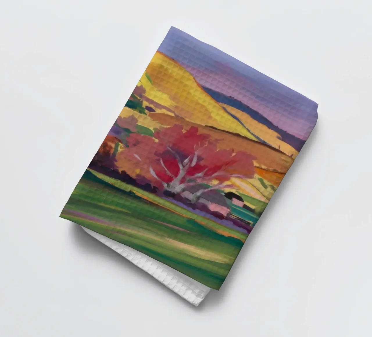 Courbe de la colline d'or torchon de Radiance Landscape