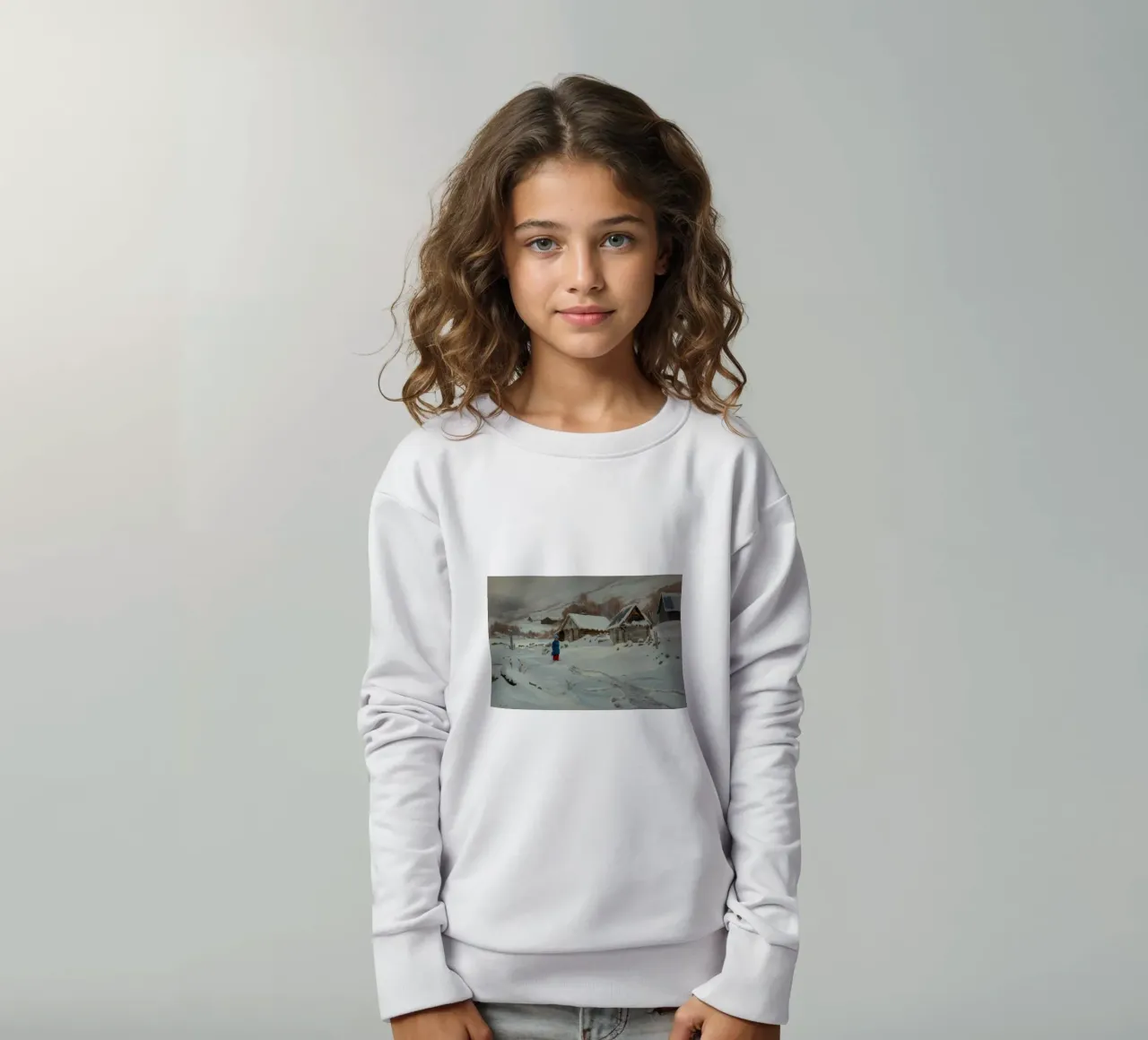 Voyage d'hiver Solitude sweat enfant de Lush Essence