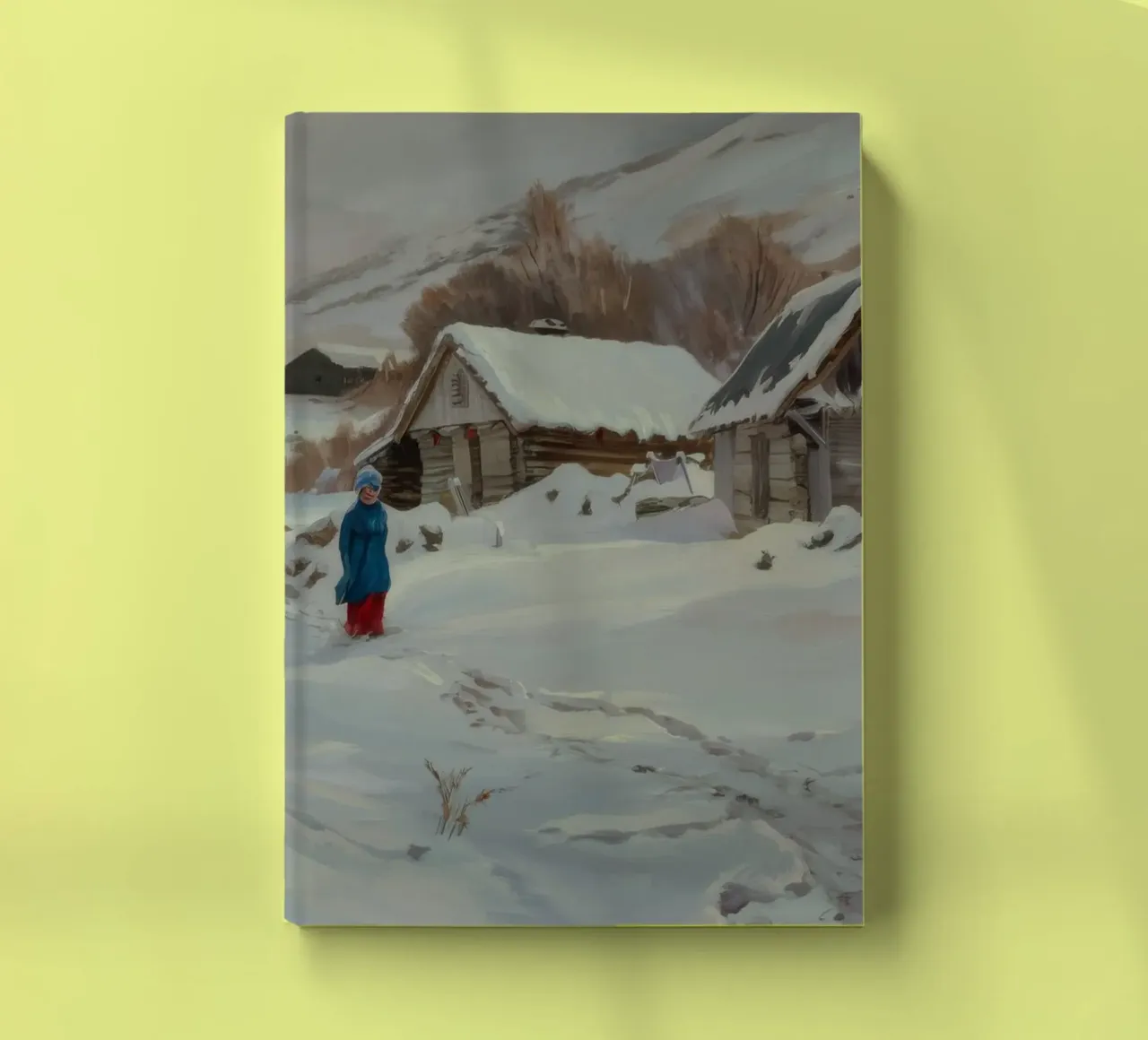 Winter's Journey Solitude notebook by Lush Essence