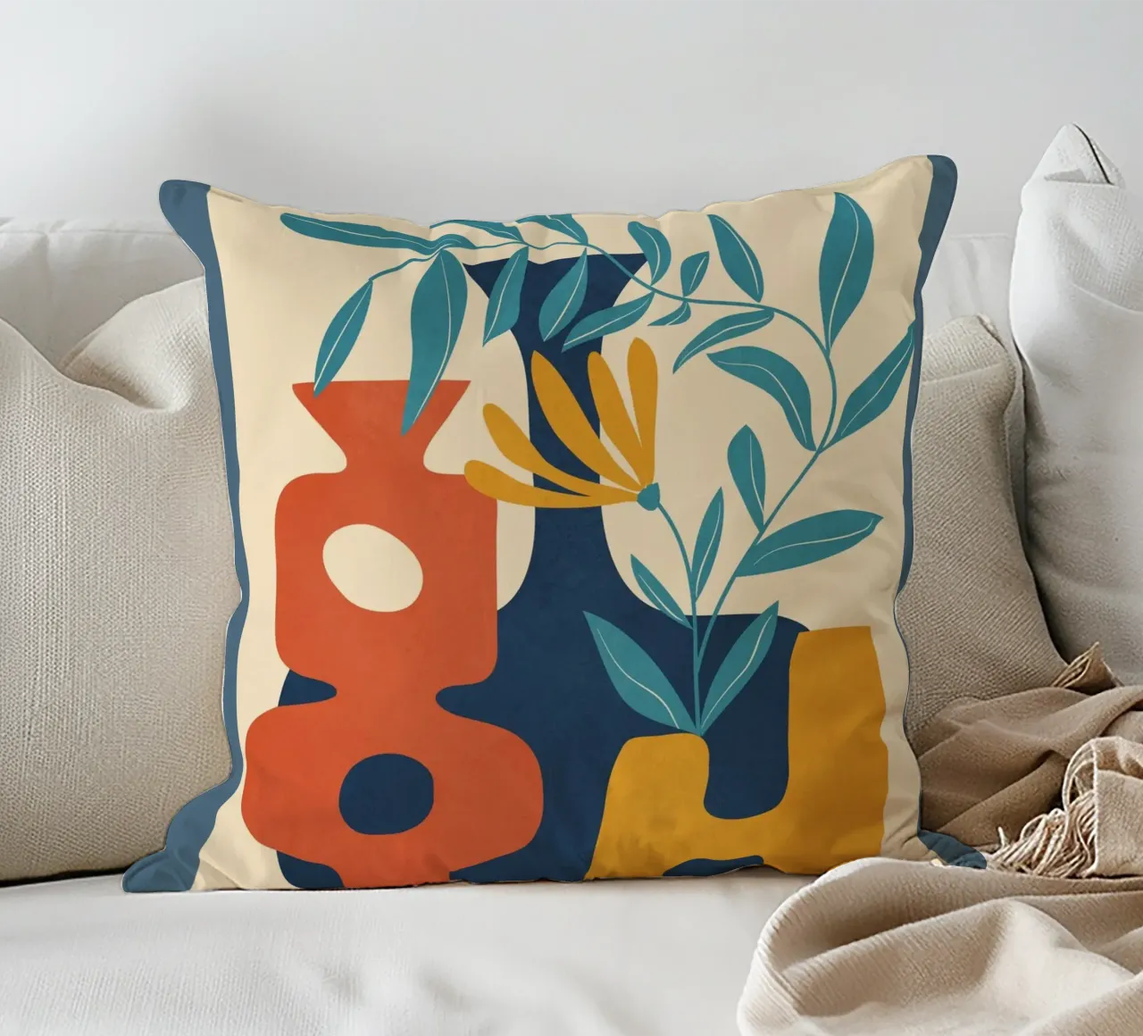 Shapes in Bloom 1 cuscino da cityart