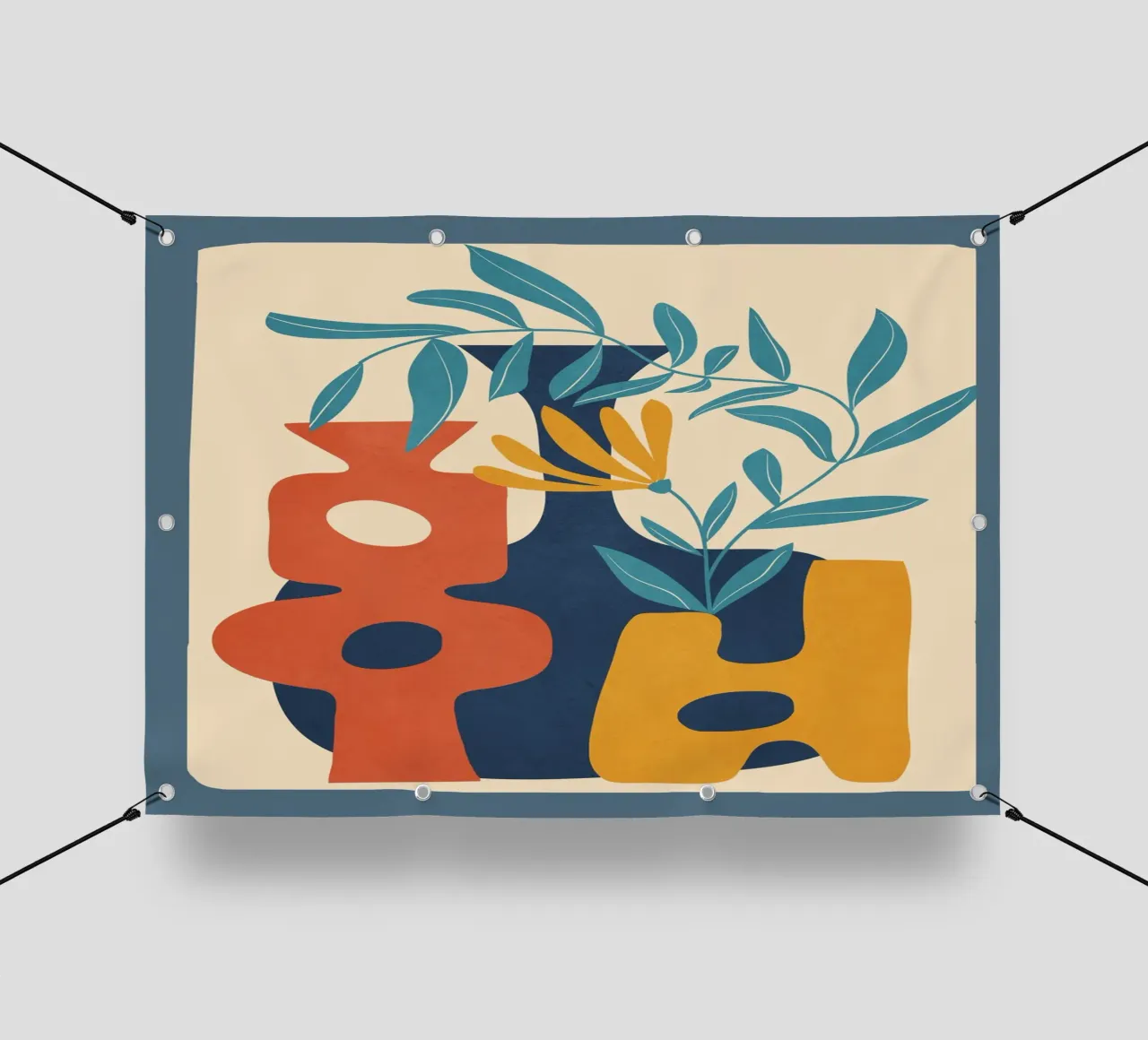 Shapes in Bloom 1 telo in pvc da cityart