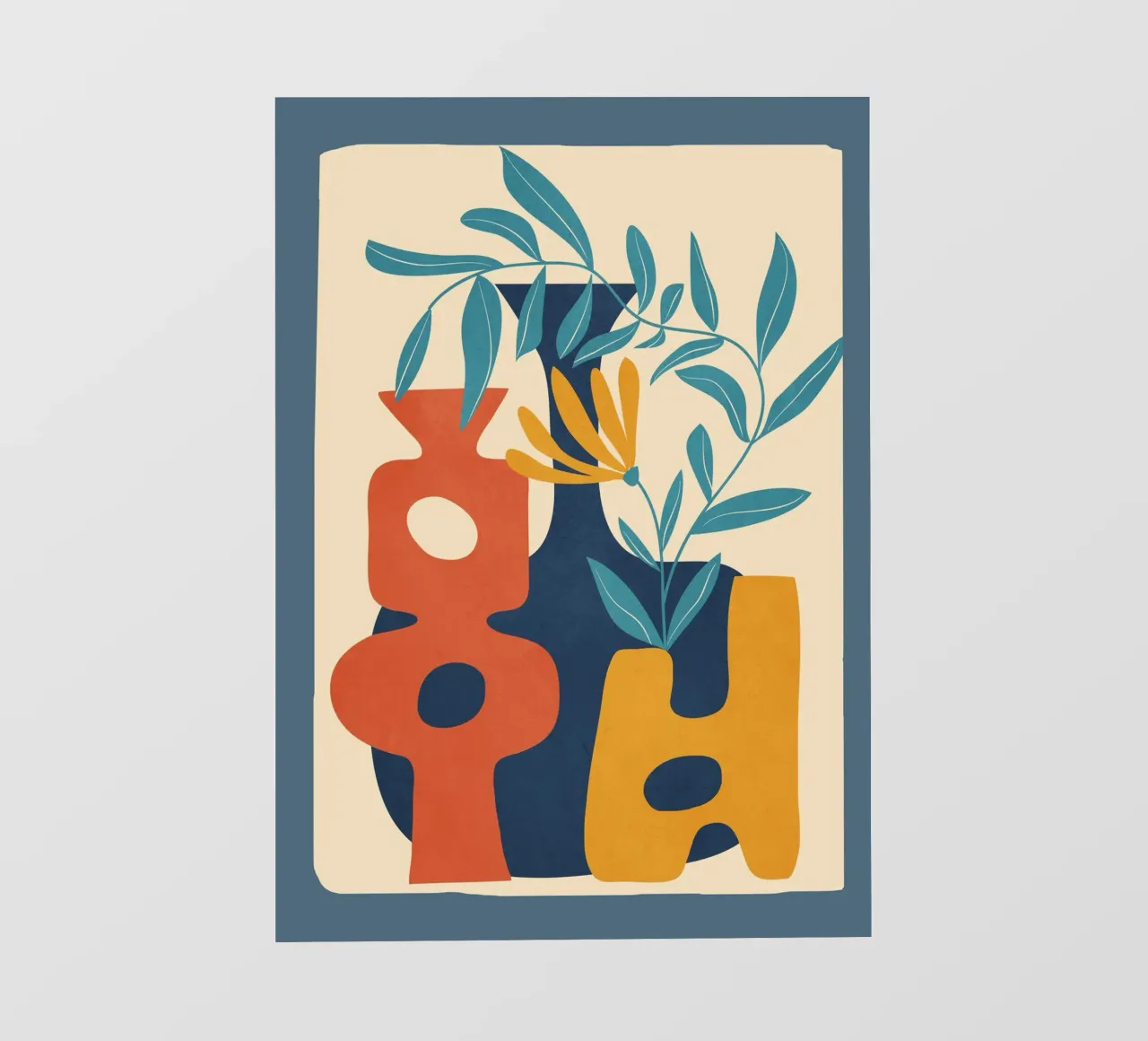 Shapes in Bloom 1 telo in pvc da cityart