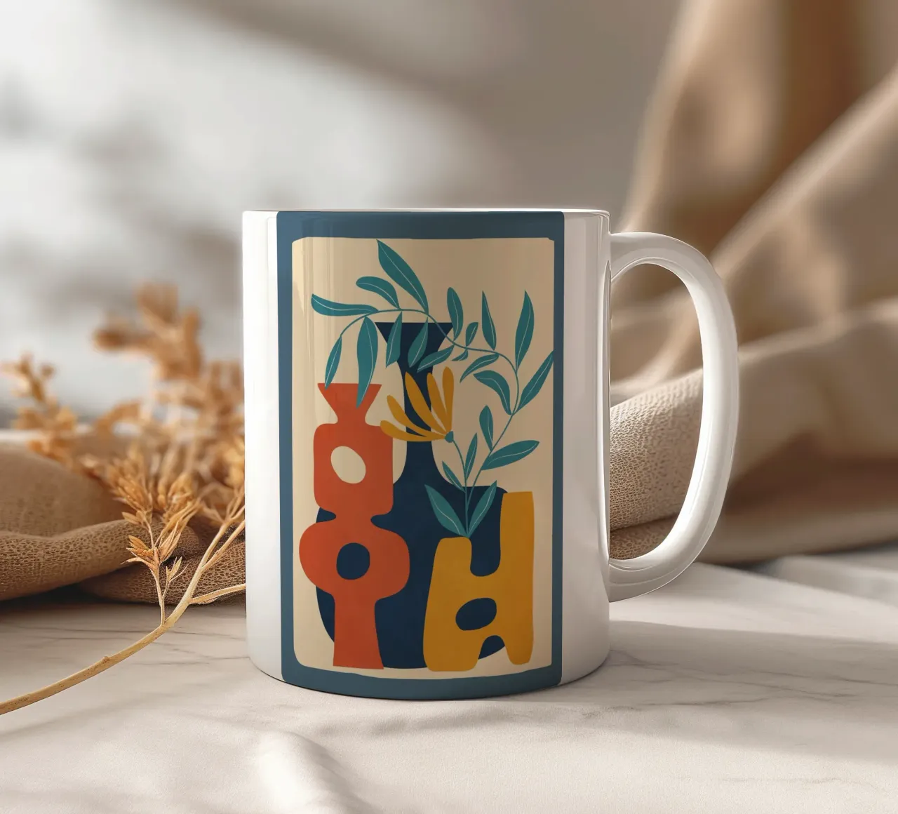 Shapes in Bloom 1 tazza in ceramica da cityart