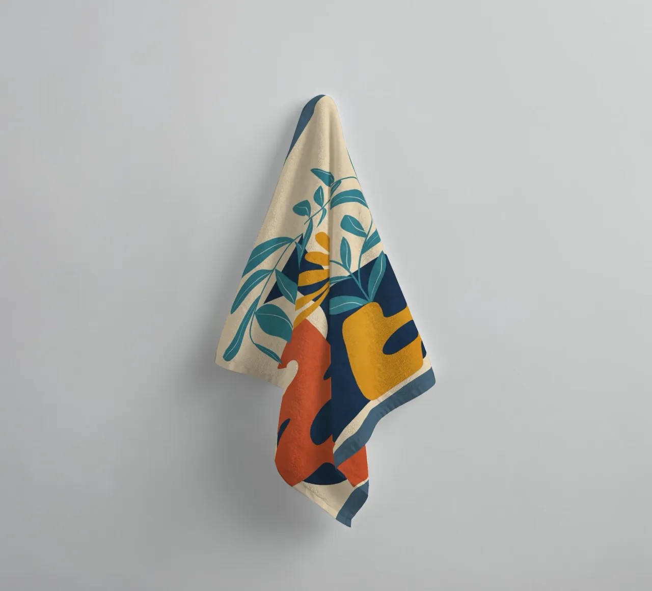 Shapes in Bloom 1 asciugamano da bagno da cityart