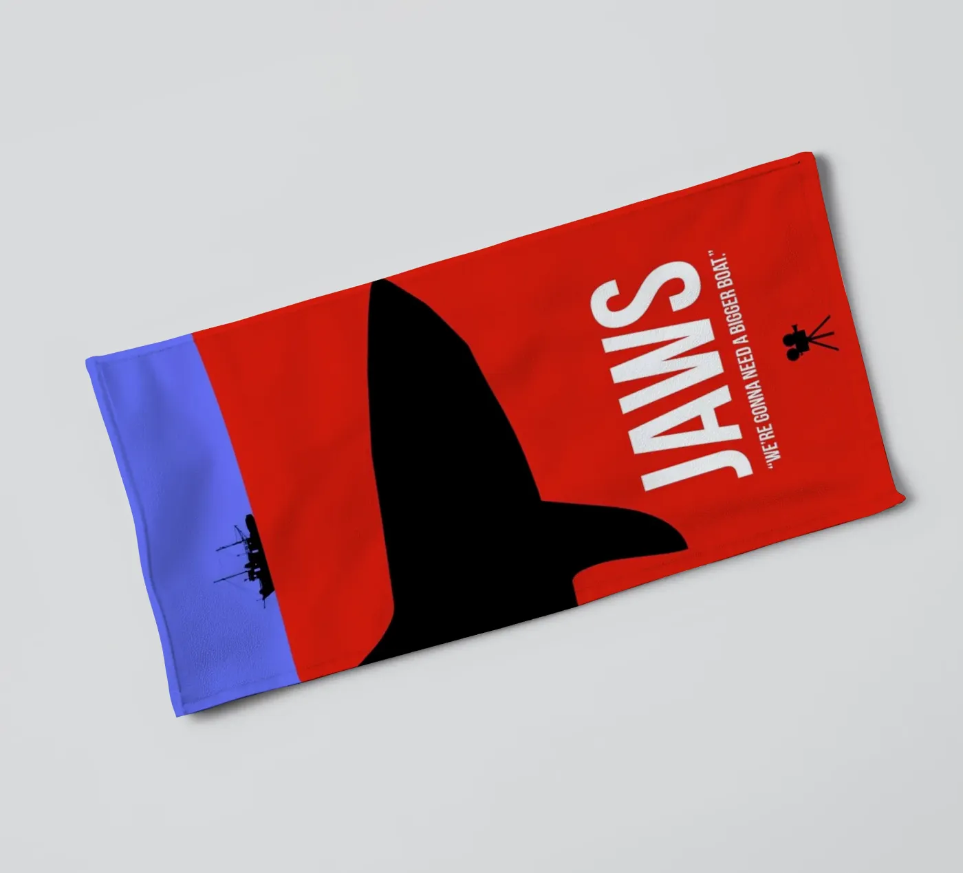 Jaws towel by Naxart