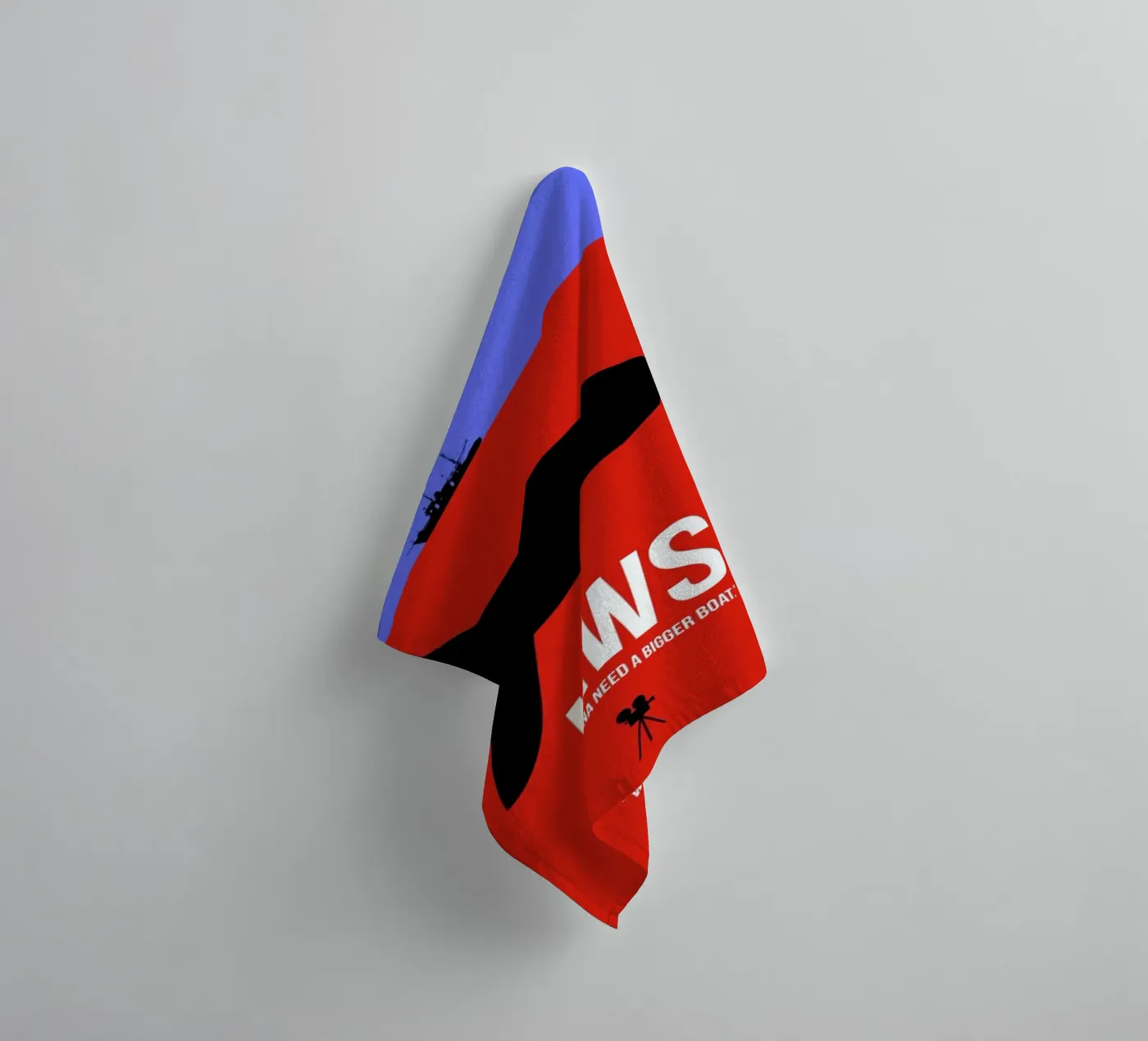 Jaws towel by Naxart