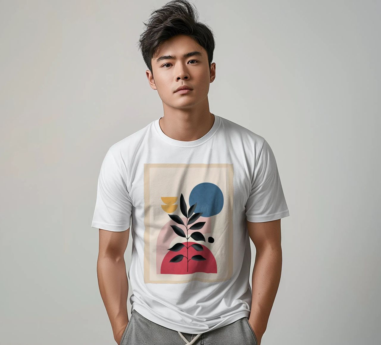 Soft Shapes XIV t-shirt da cityart