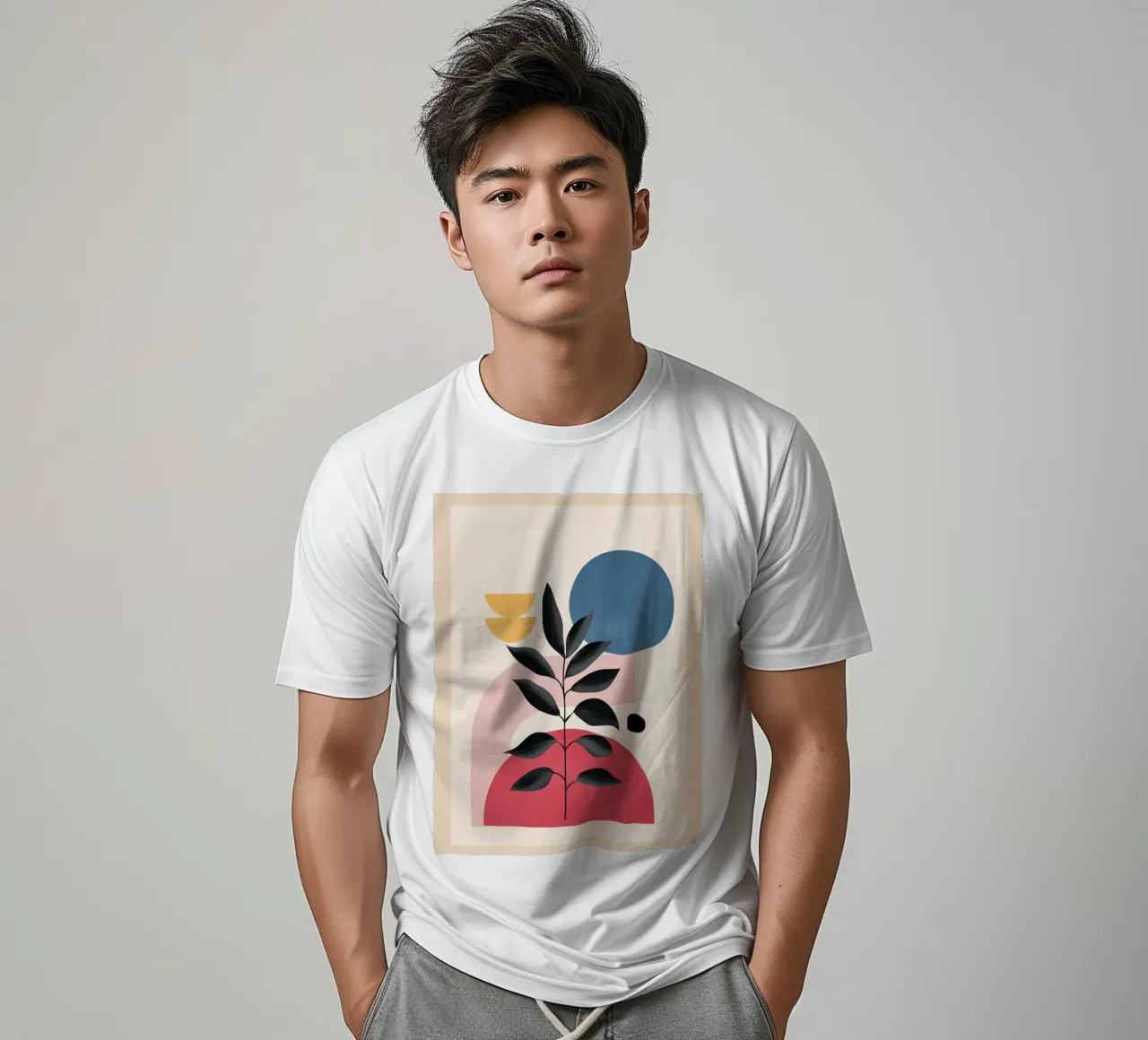 Soft Shapes XIV t-shirt da cityart