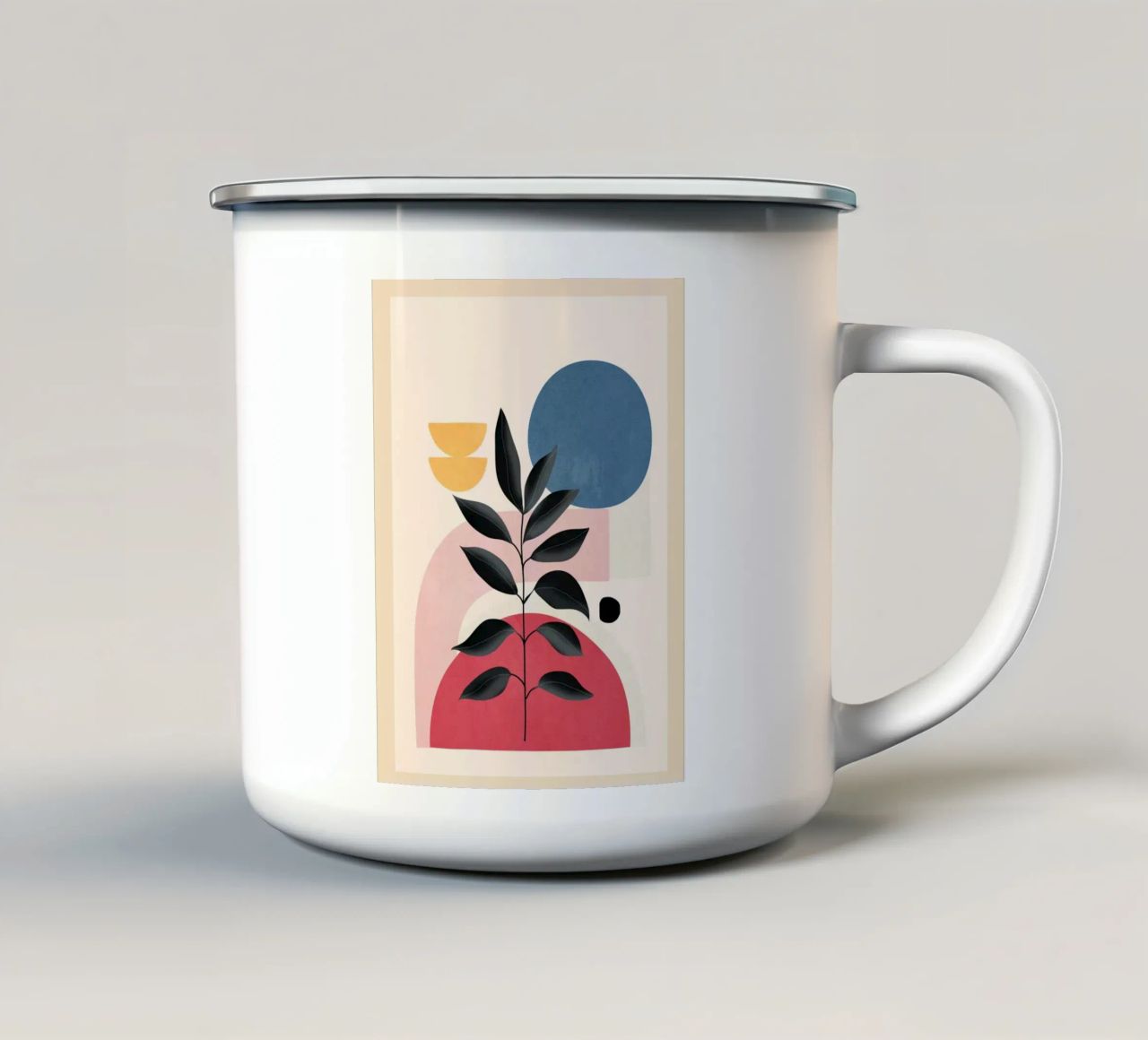 Soft Shapes XIV emaille mok van cityart