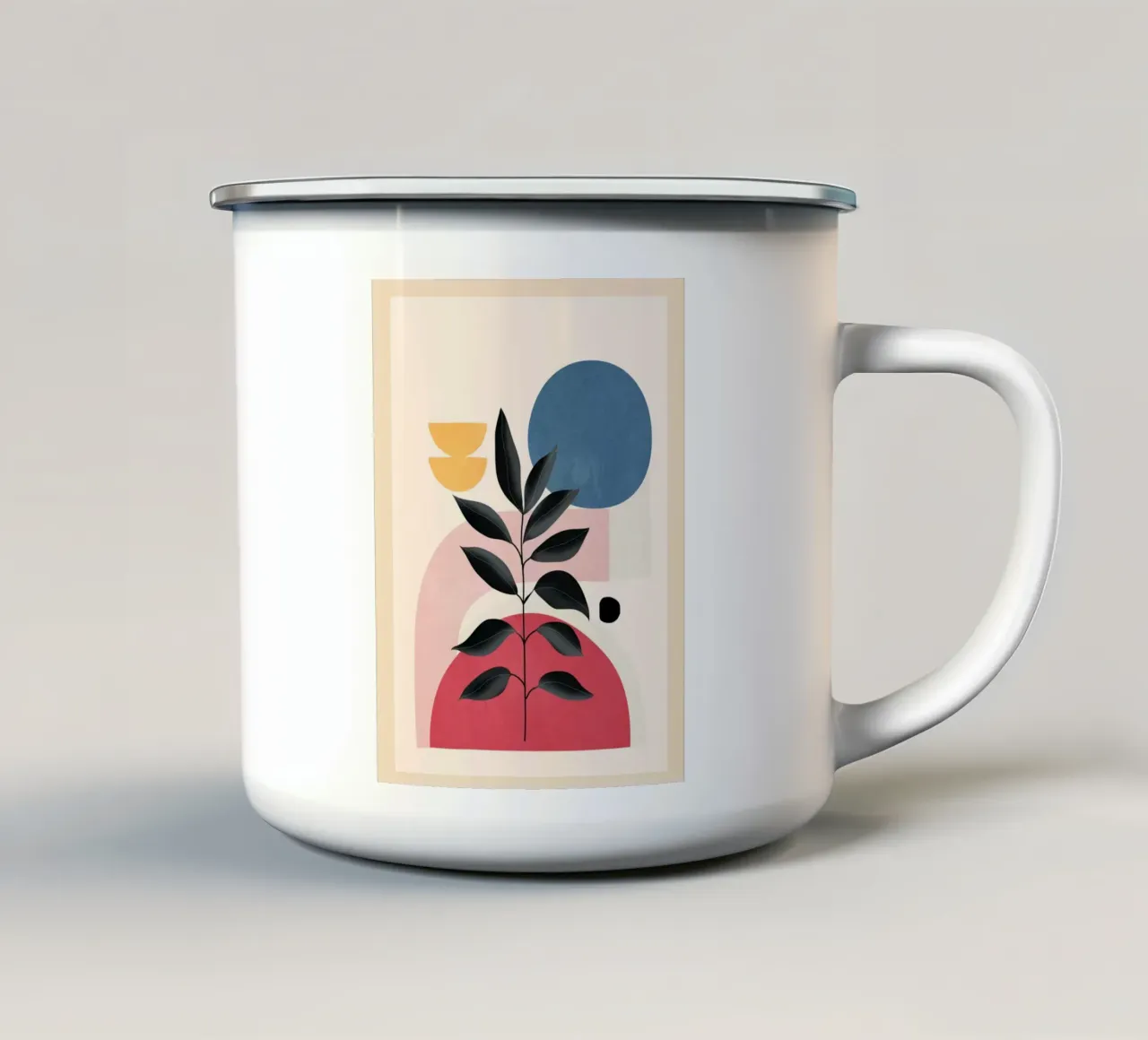 Soft Shapes XIV mug en émail de cityart