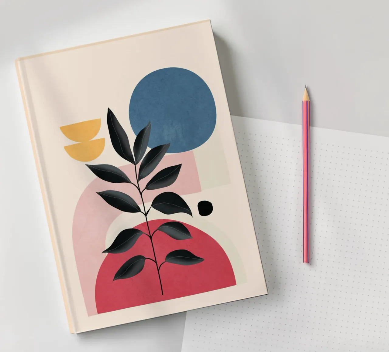 Soft Shapes XIV notebook by cityart