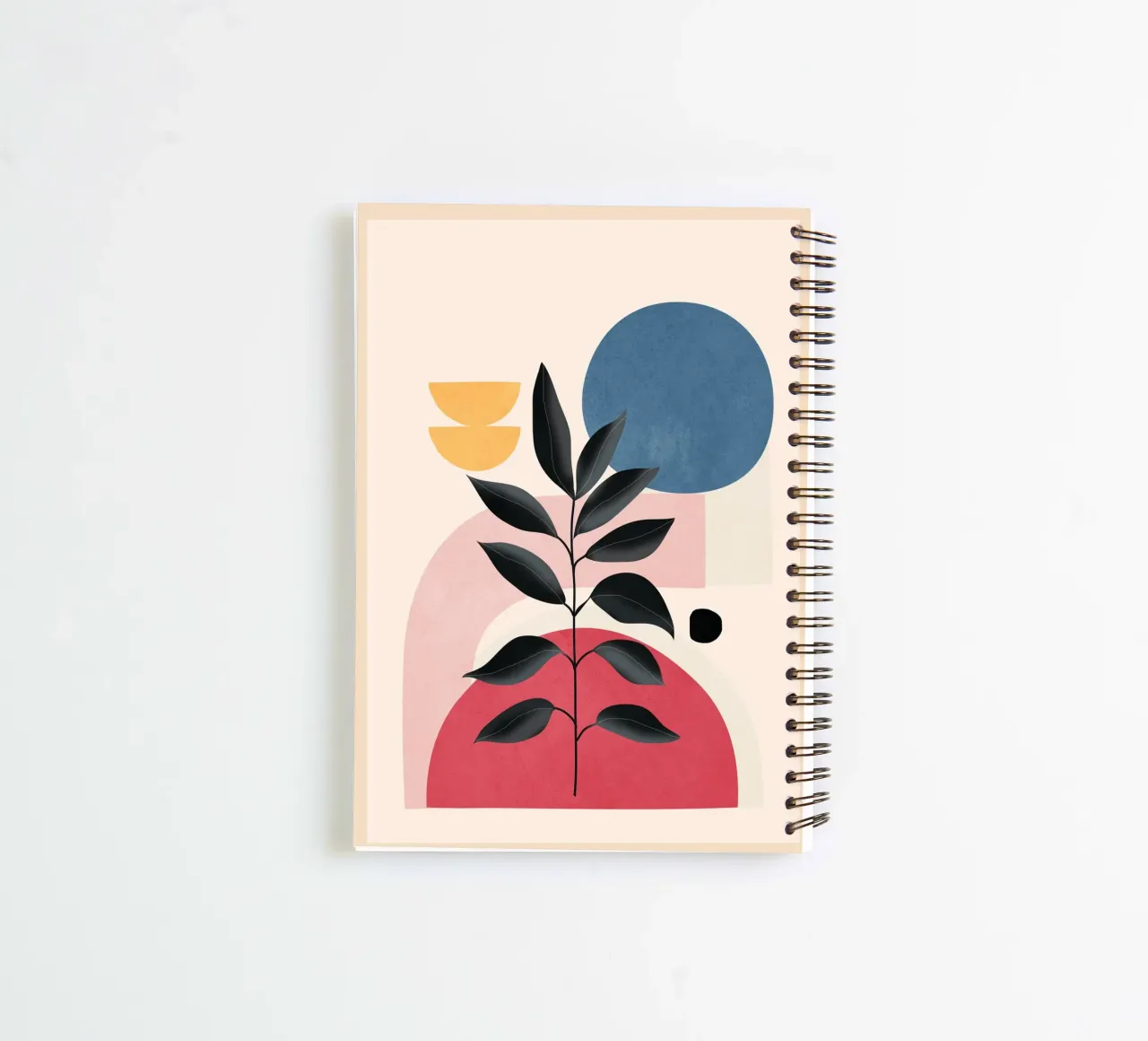 Soft Shapes XIV spiral notebook by cityart