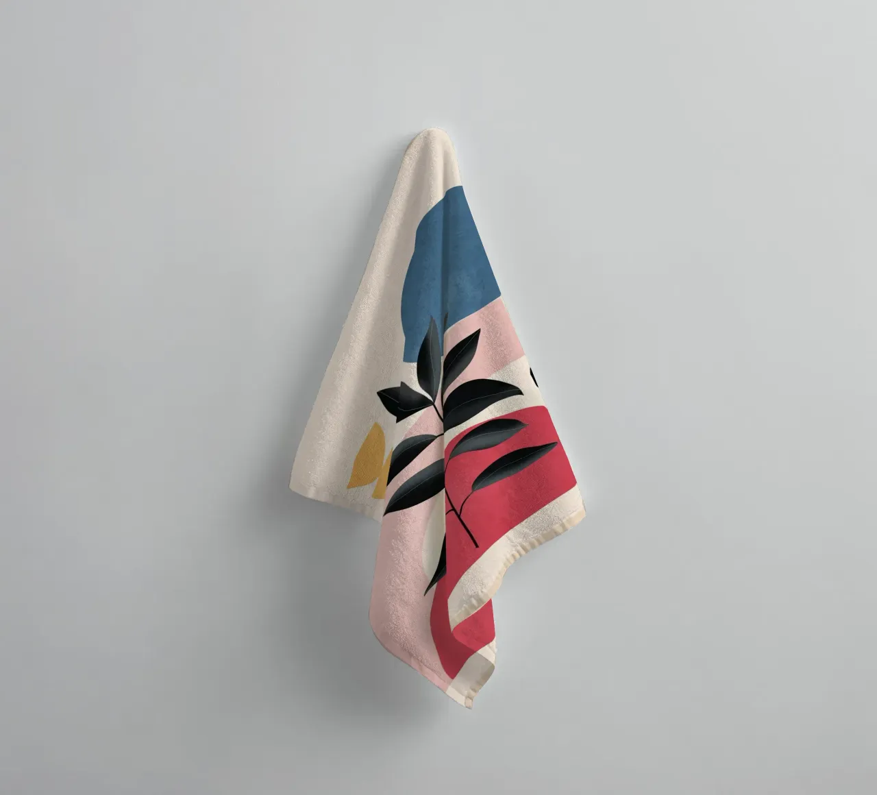 Soft Shapes XIV towel by cityart