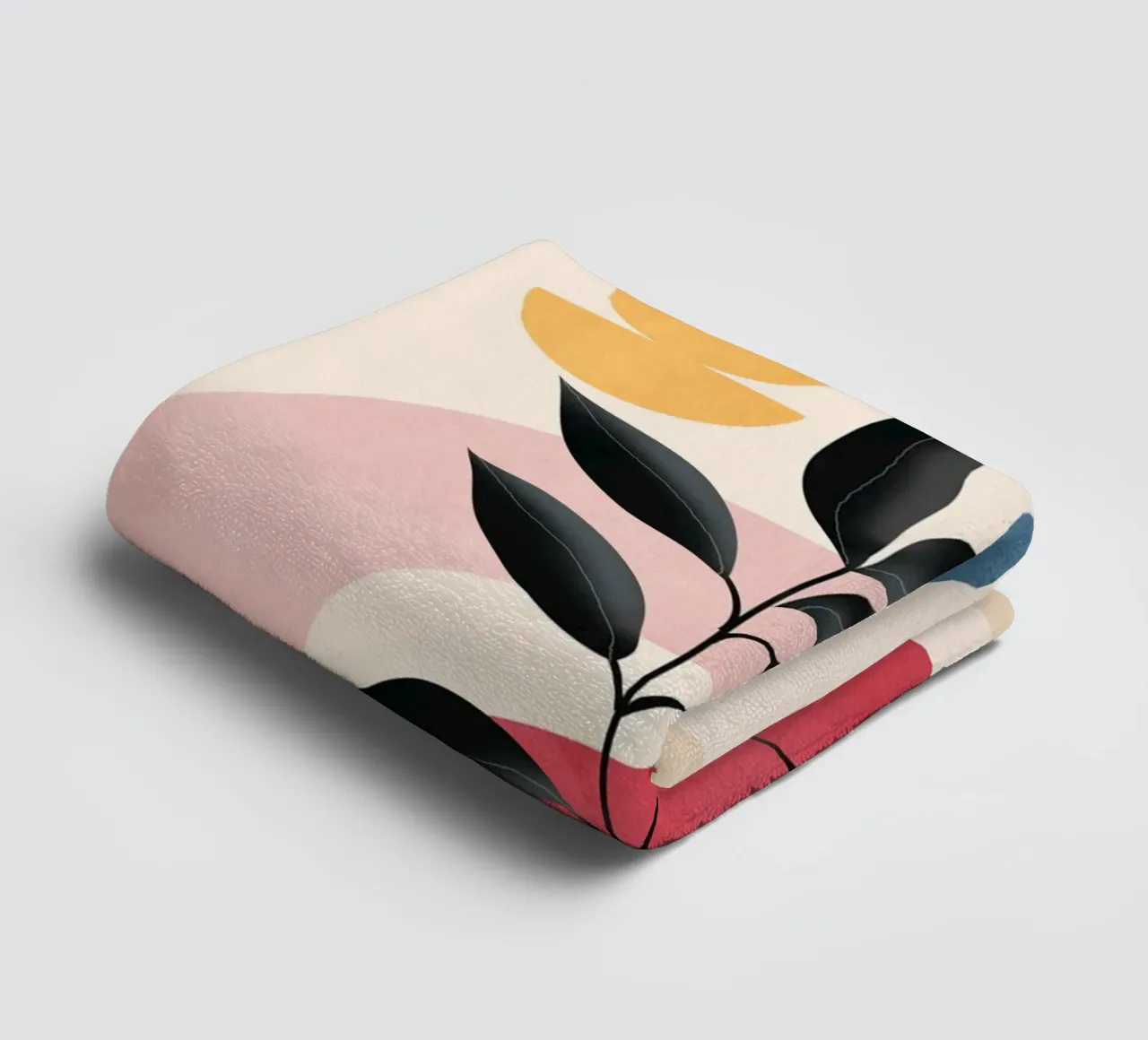 Soft Shapes XIV towel by cityart