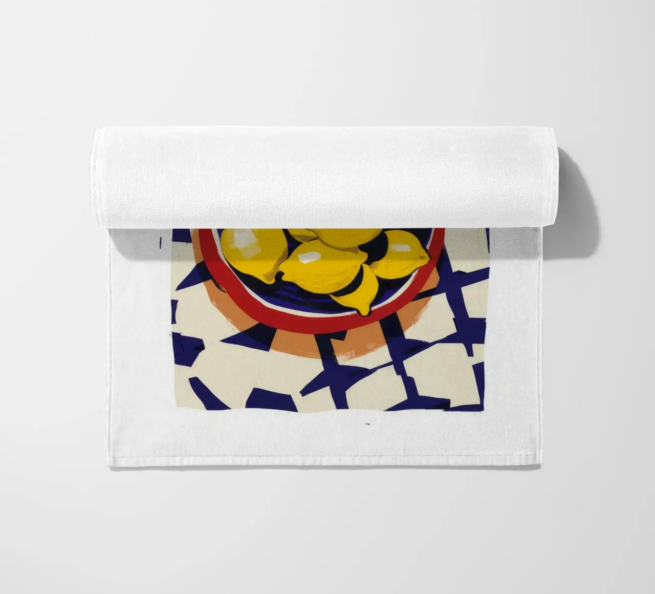 Limone light a scacchi telo mare da Moonlite Desire