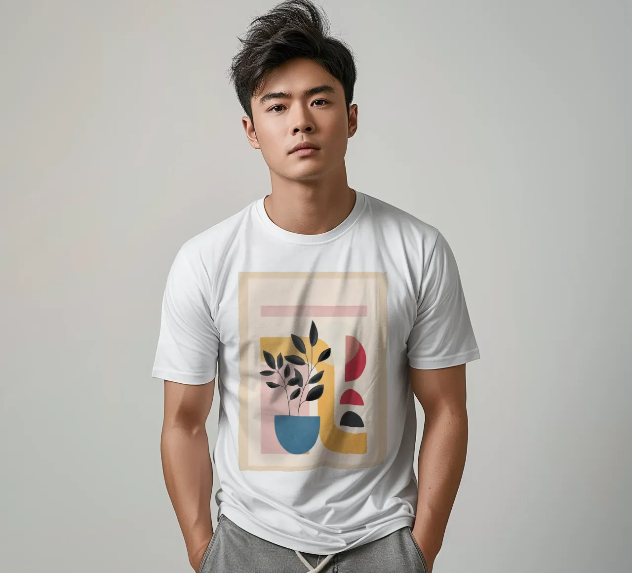 Soft Shapes XV t-shirt da cityart