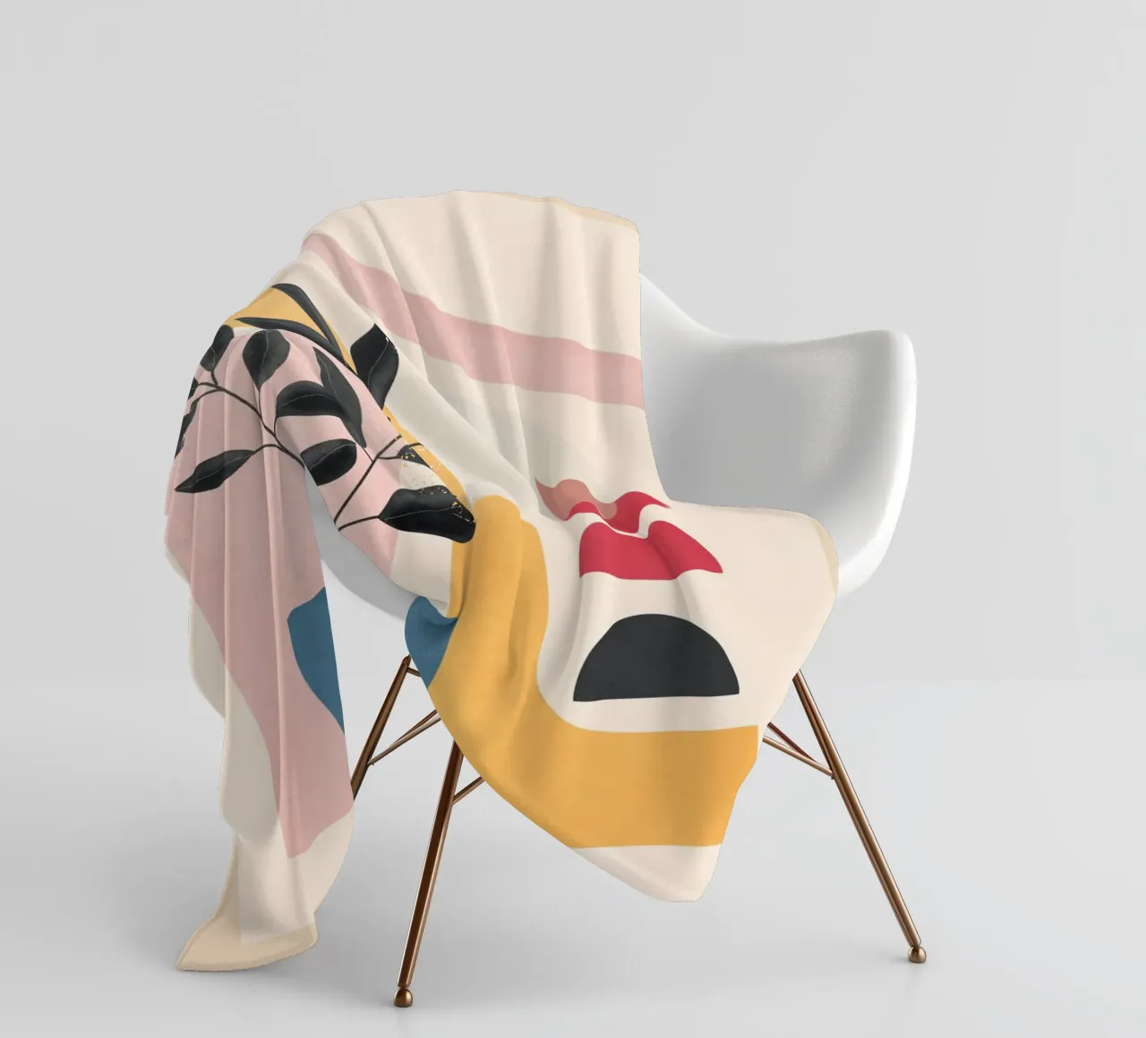 Soft Shapes XV coperta in pile da cityart