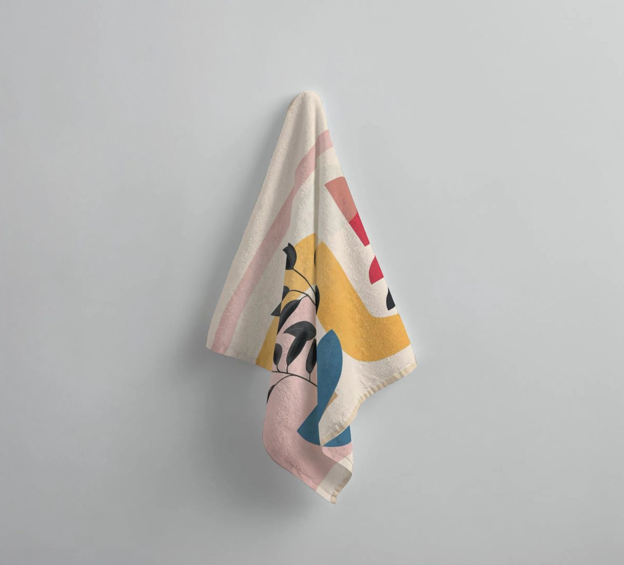 Soft Shapes XV asciugamano da bagno da cityart