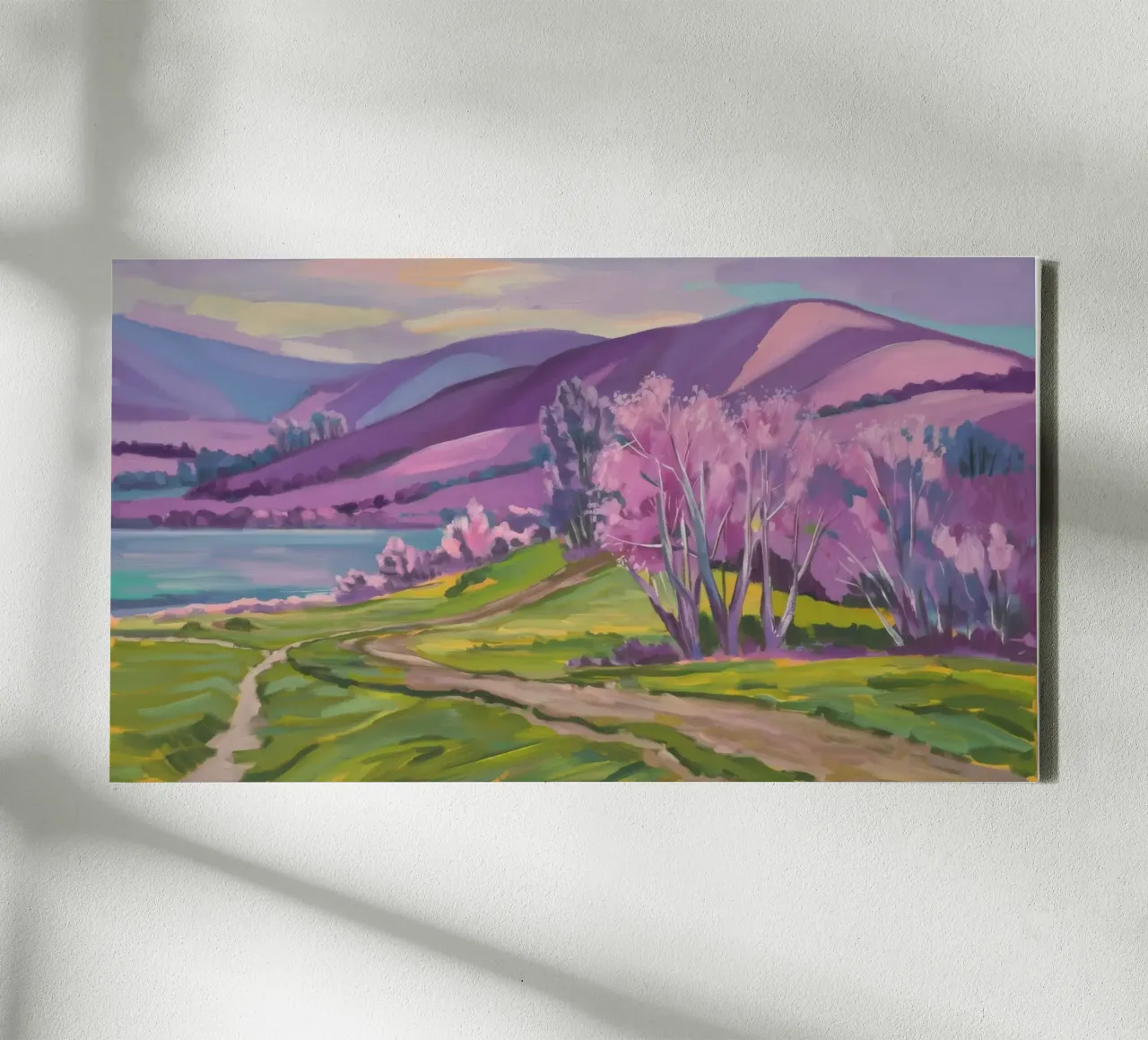 Spring Blossom River canvas by Radiance Landscape