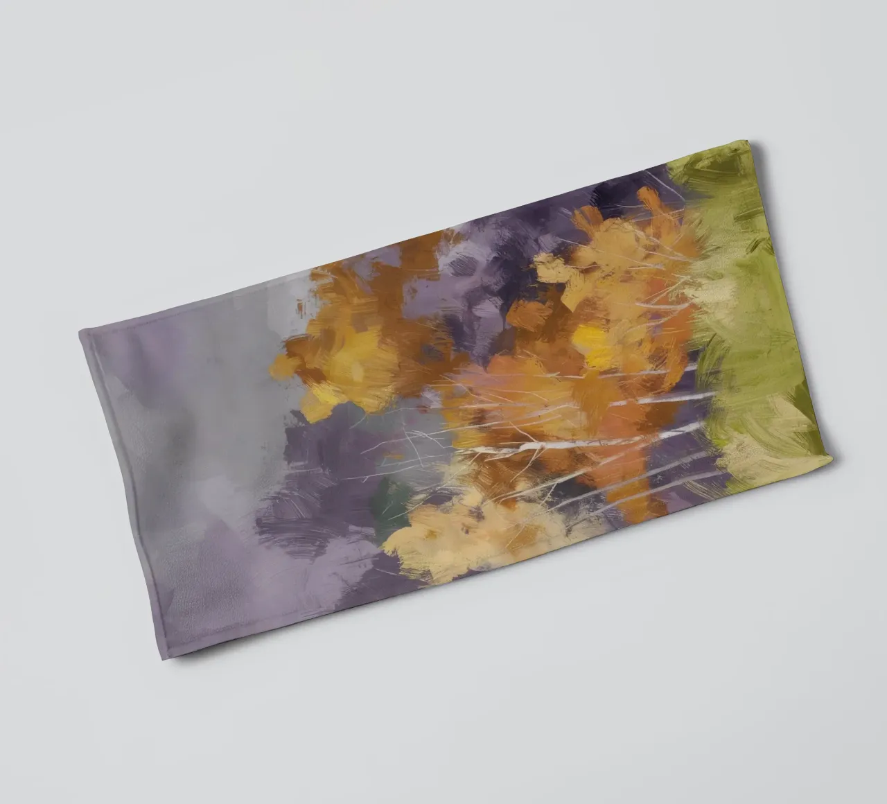 Autumn Birch Haze towel by Lush Essence