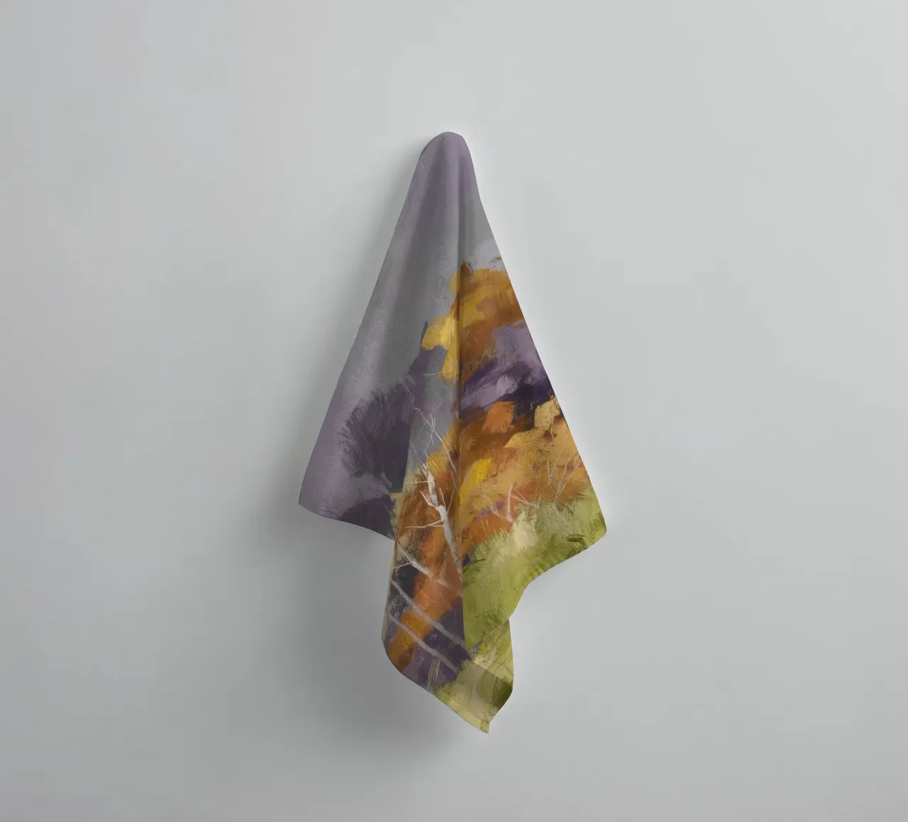 Autumn Birch Haze towel by Lush Essence