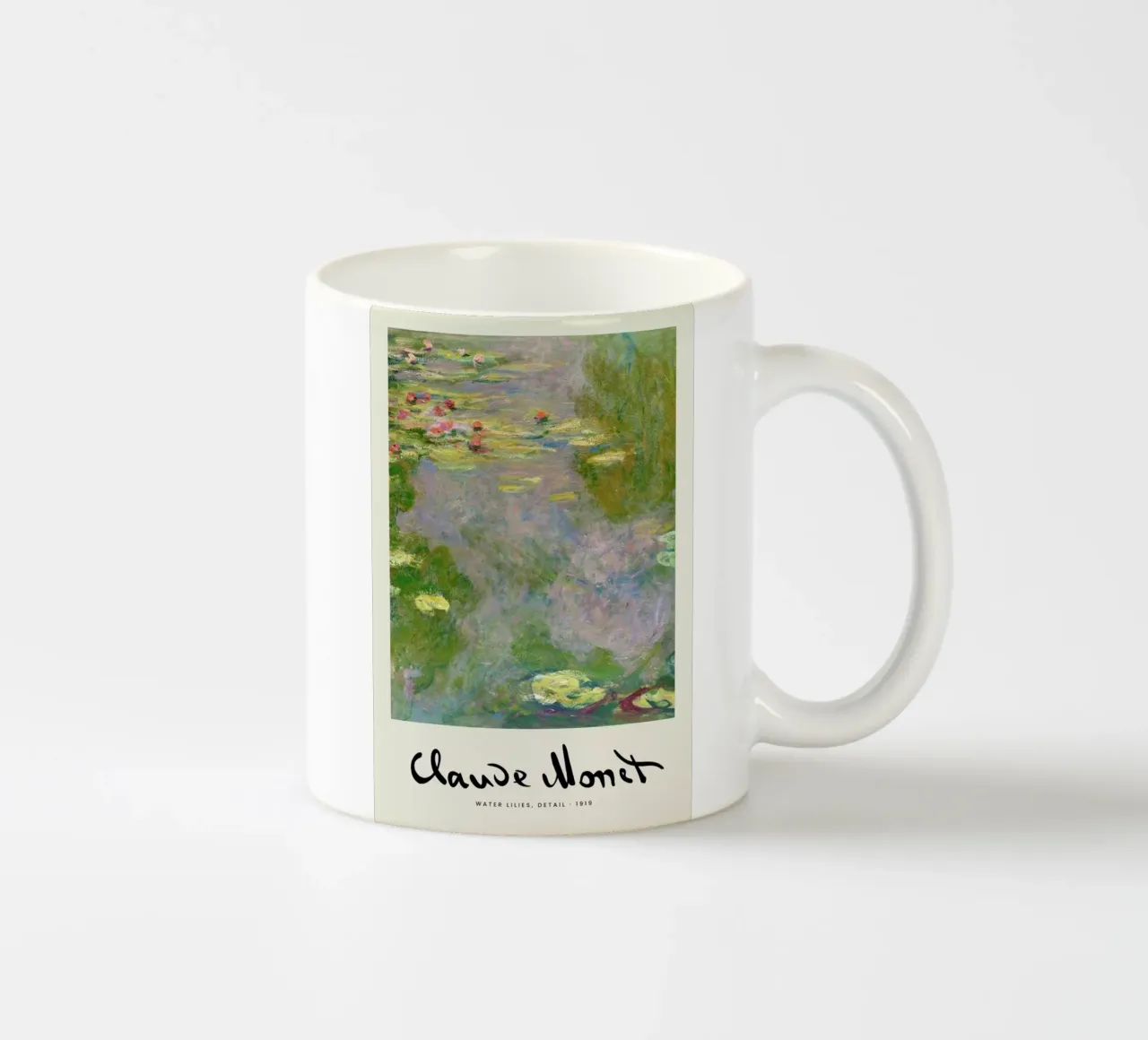Monet – Signed Water Lilies tazza in ceramica da Vintage by JUNIQE
