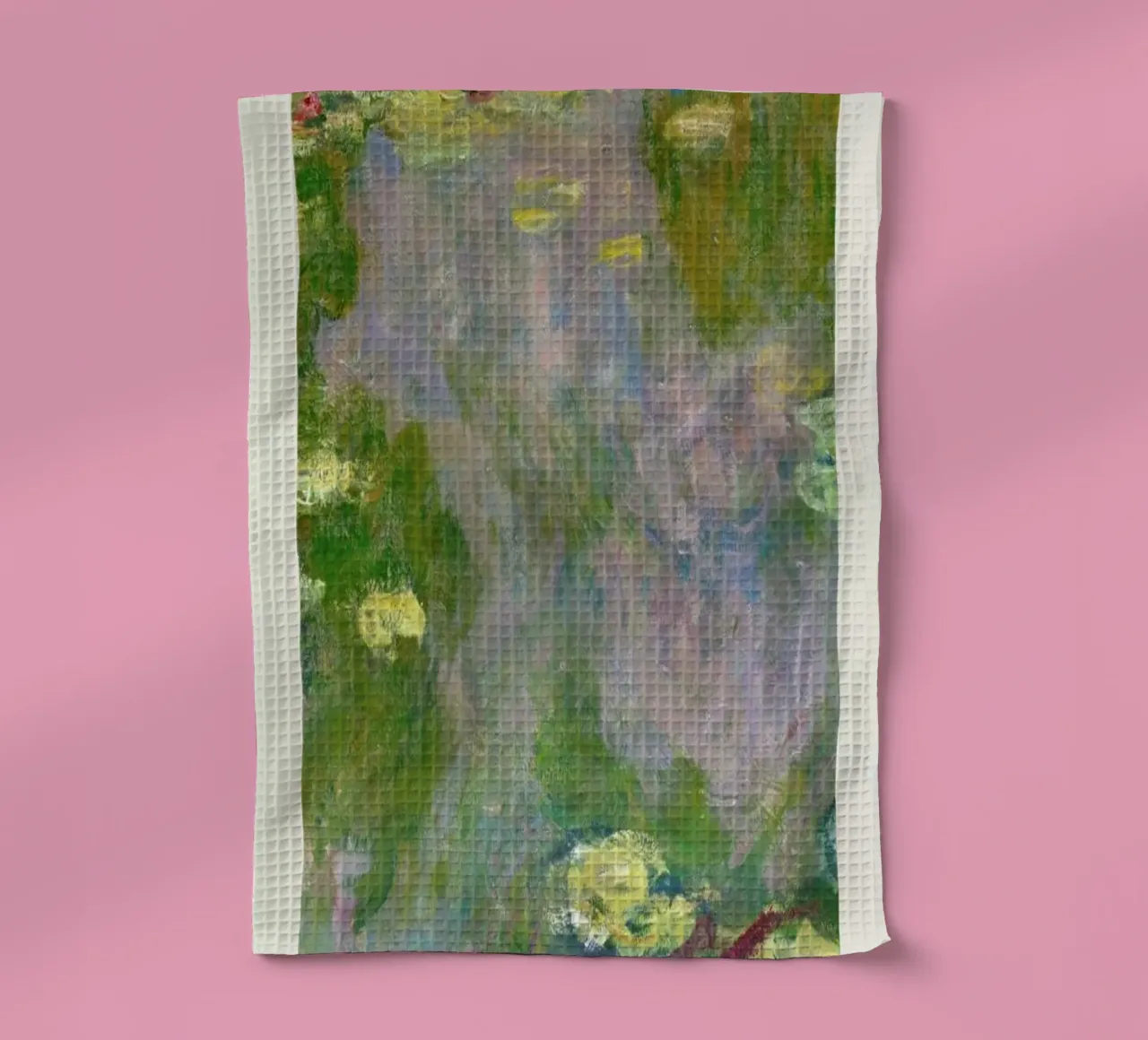 Monet – Signed Water Lilies canovaccio da cucina da Vintage by JUNIQE