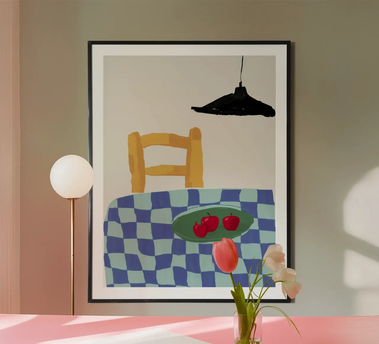 Sedile semplice in ciliegio poster da Moonlite Desire