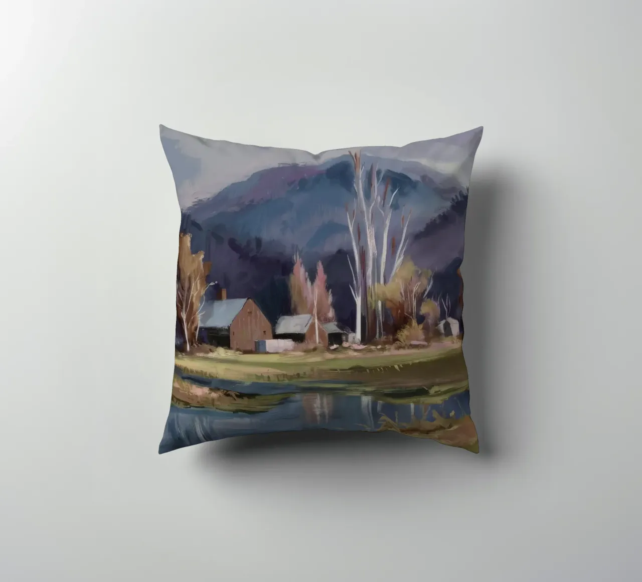 Villaggio Lakeside Tranquility cuscino da Radiance Landscape