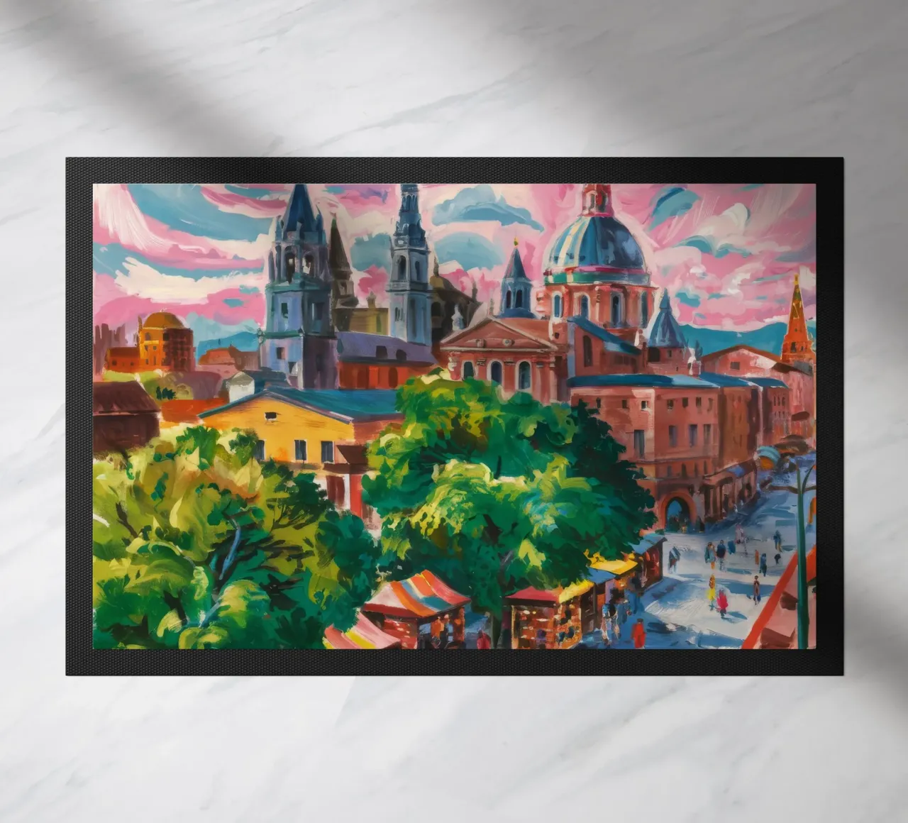 Panorama della Città della Cattedrale zerbino da Lush Essence