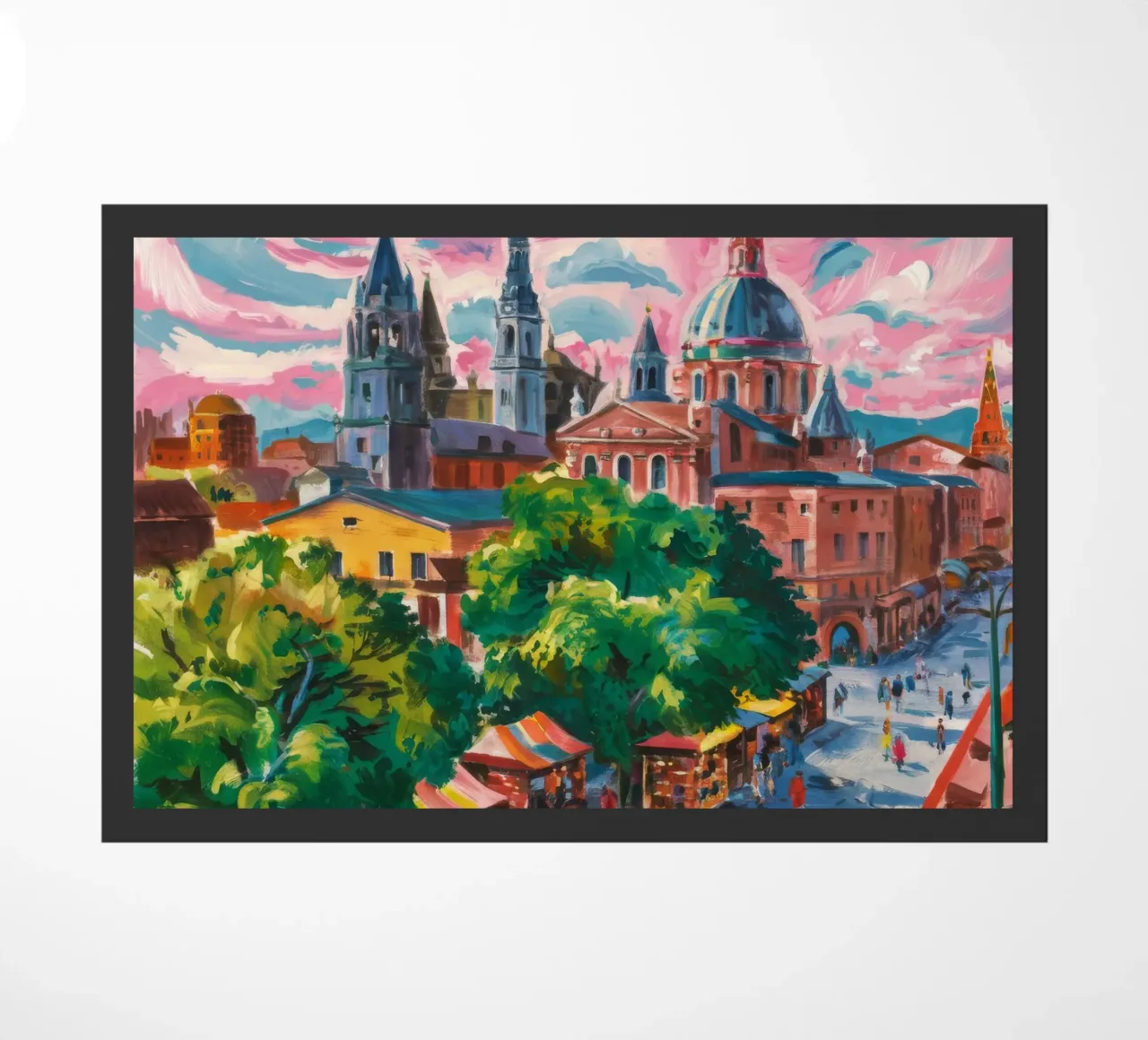 Panorama della Città della Cattedrale zerbino da Lush Essence