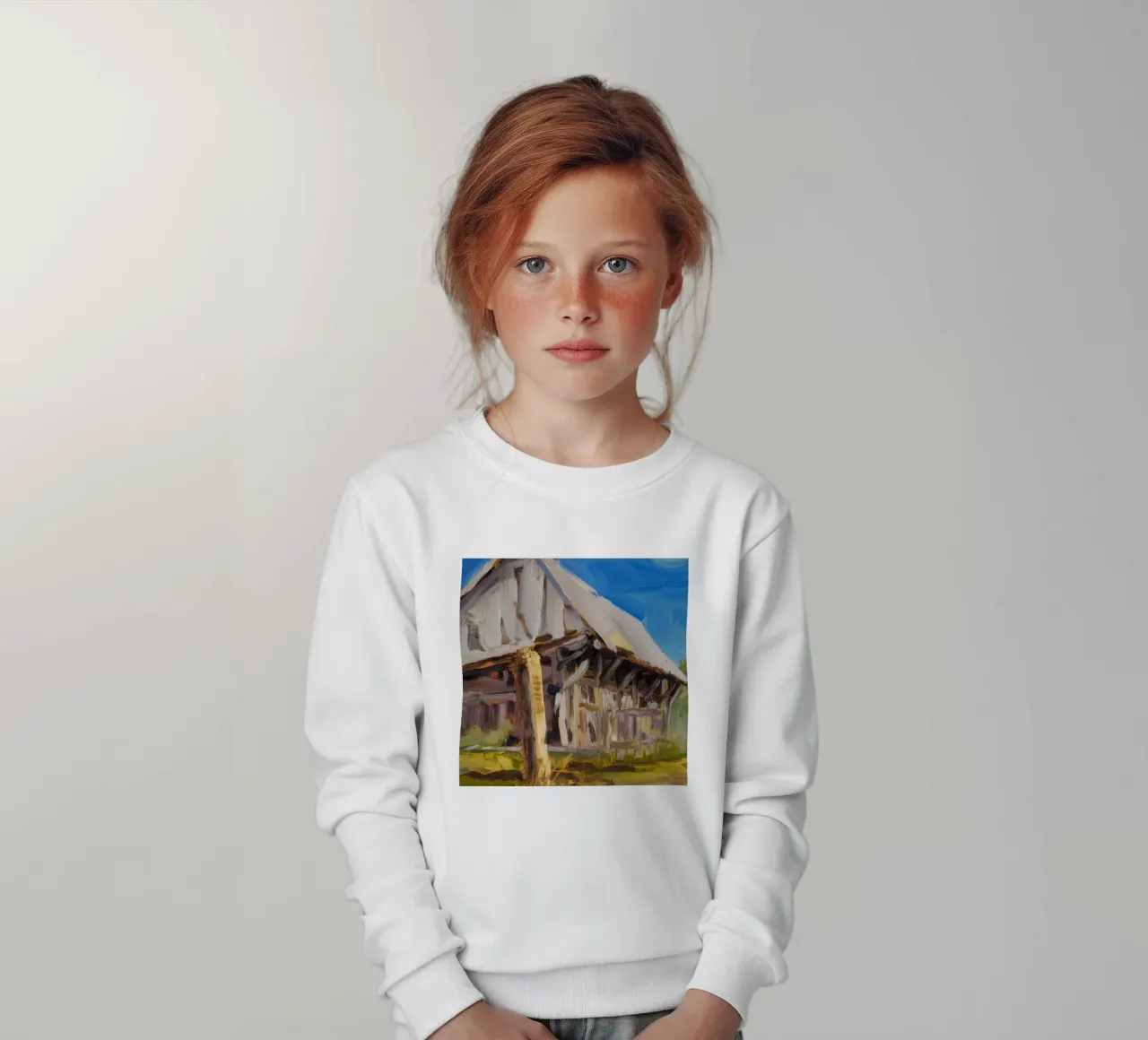 Fascino rustico del fienile felpa bambino da Radiance Landscape