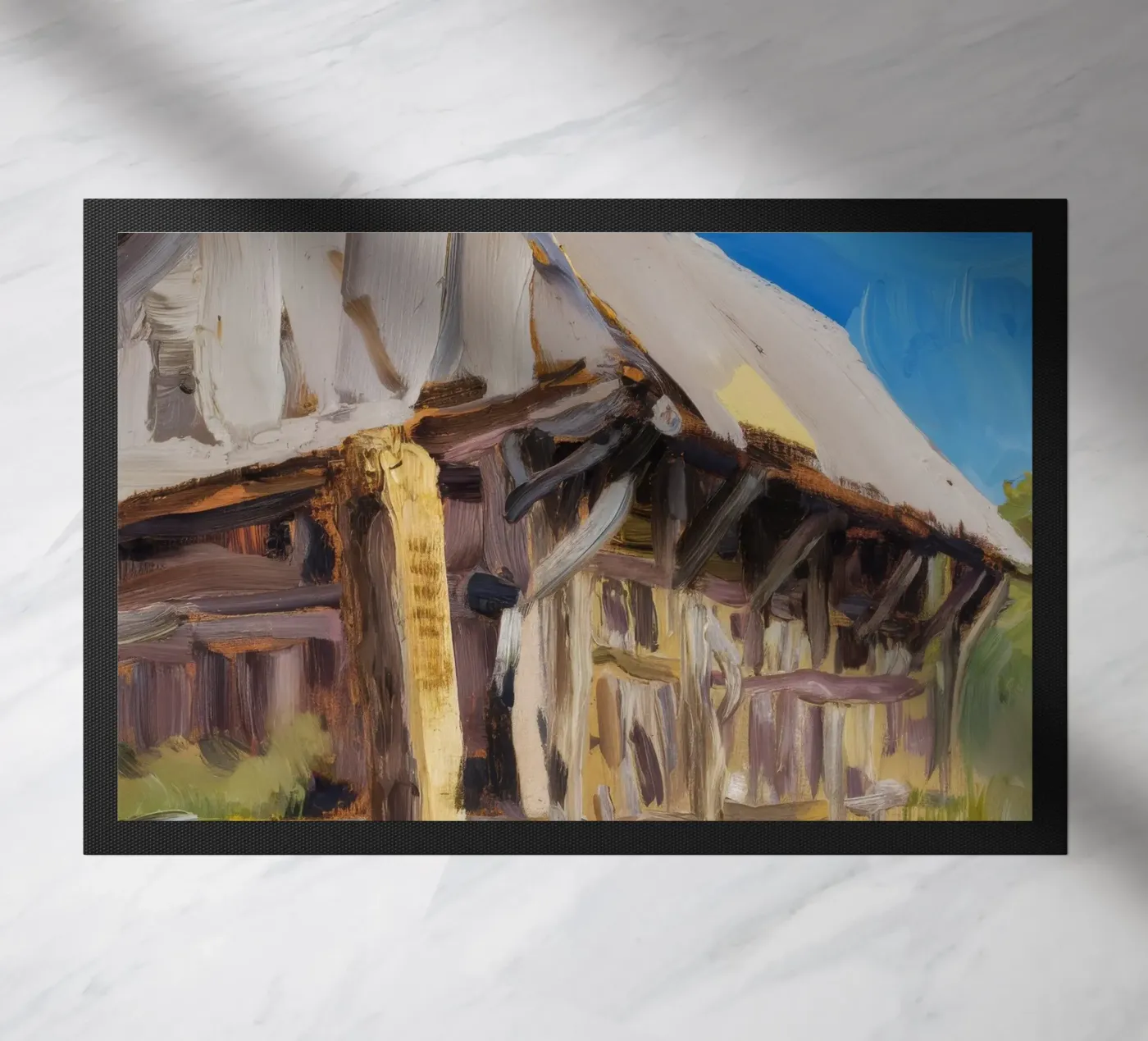 Barn's Rustic Charm doormat by Radiance Landscape