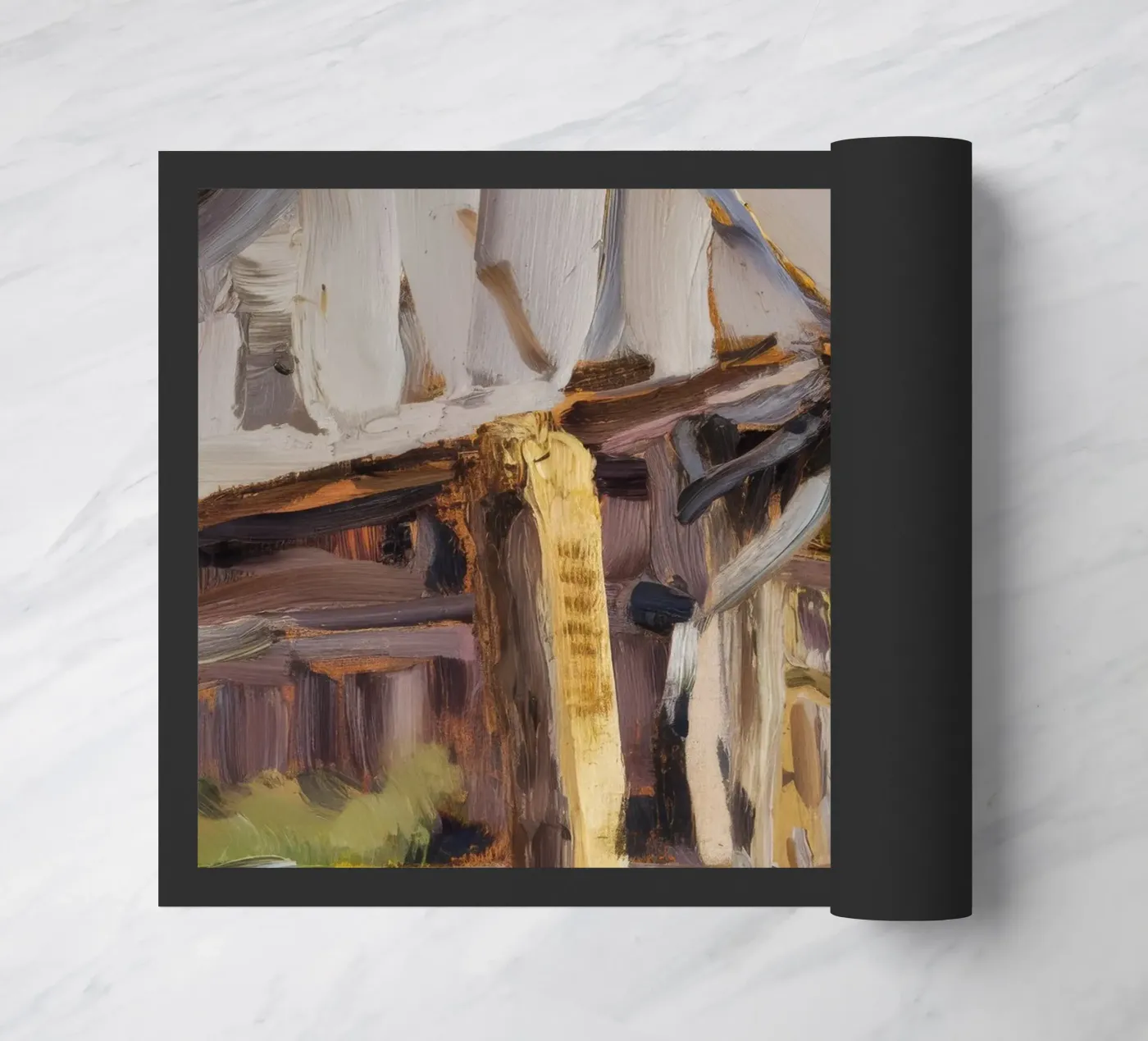 Barn's Rustic Charm doormat by Radiance Landscape