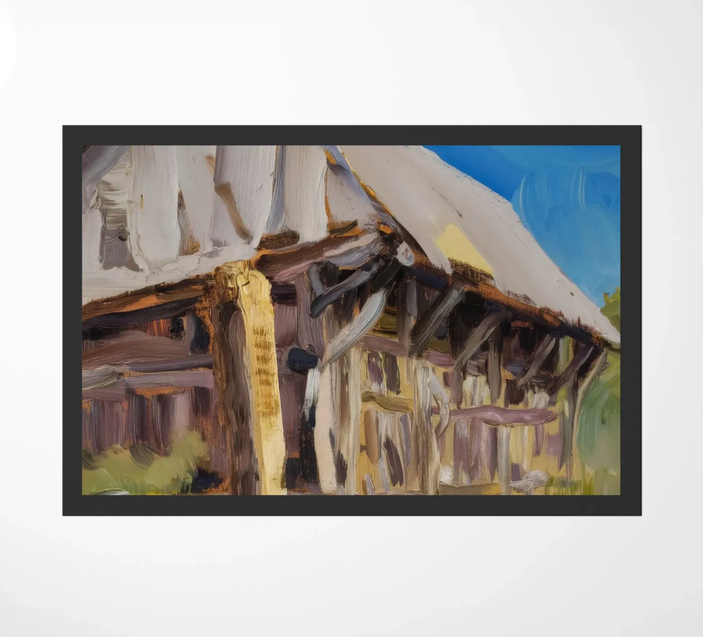 Barn's Rustic Charm doormat by Radiance Landscape