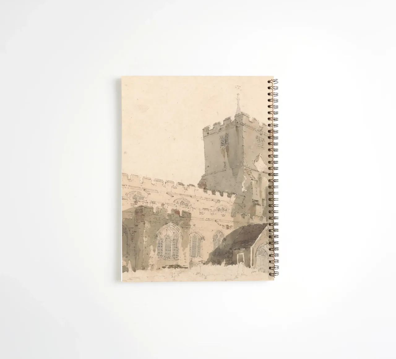 J.M.W. Turner - Außenansicht einer Kirche - Englische Kunst Ringbuch von ClubArt