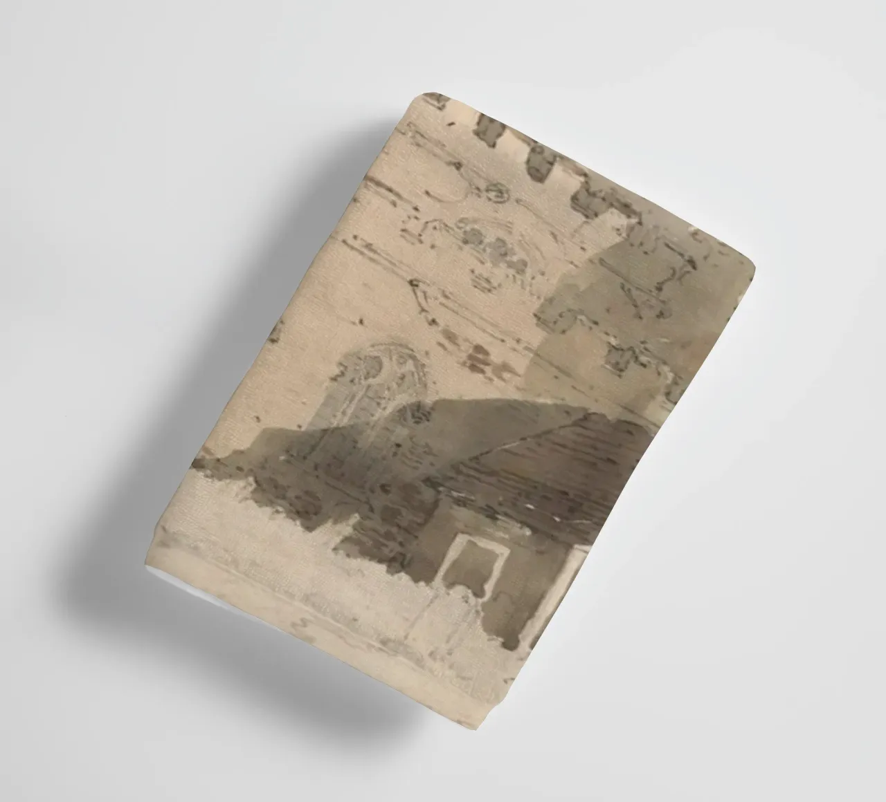 J.M.W. Turner - Esterno di una chiesa d'epoca - Arte inglese asciugamano da bagno da ClubArt