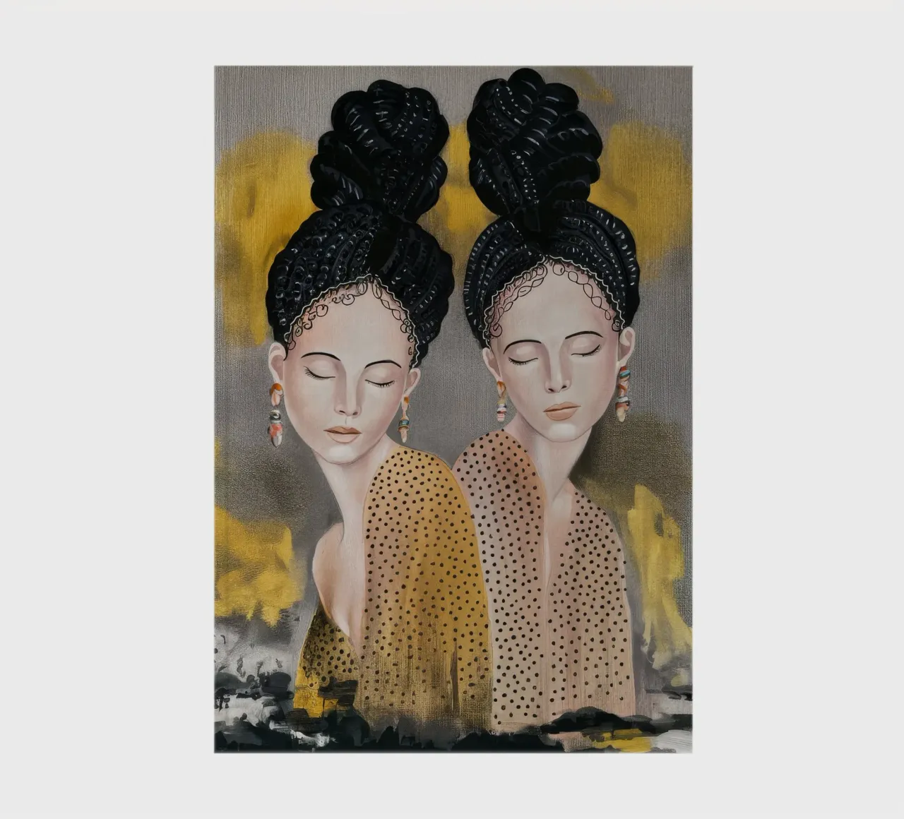 Golden Bun Twins notebook by Vivid Reverie