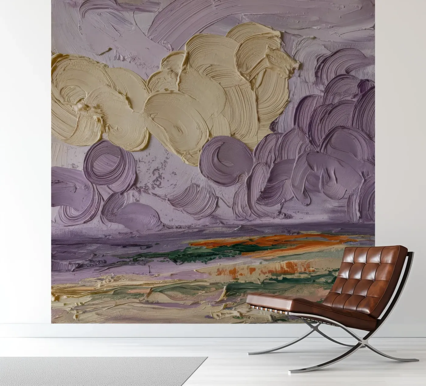 Hemelse Wolkenlandschap Droom fotobehang van Lush Essence