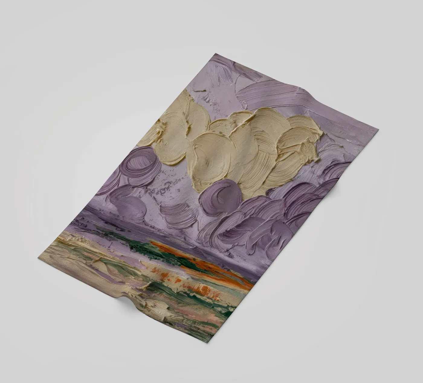 Sogno di un paesaggio nuvoloso celeste telo mare da Lush Essence