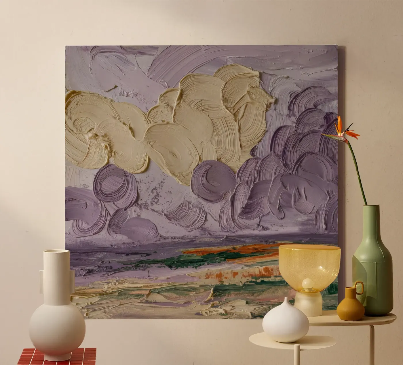 Hemelse Wolkenlandschap Droom canvas van Lush Essence