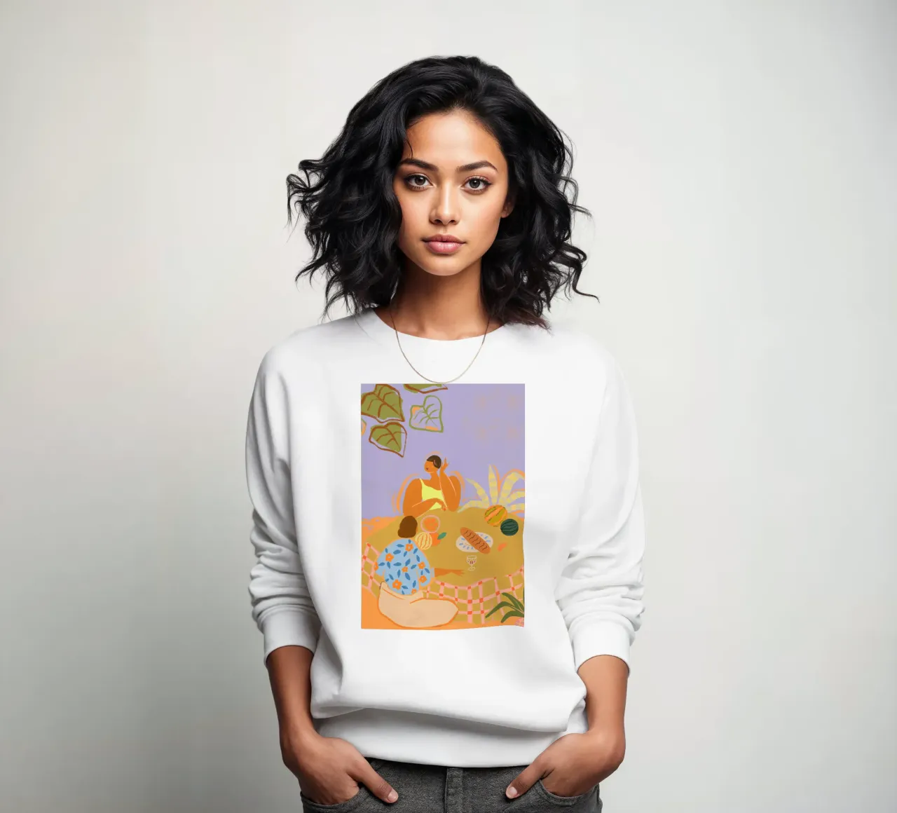 Catch Up sweatshirt by Arty Guava