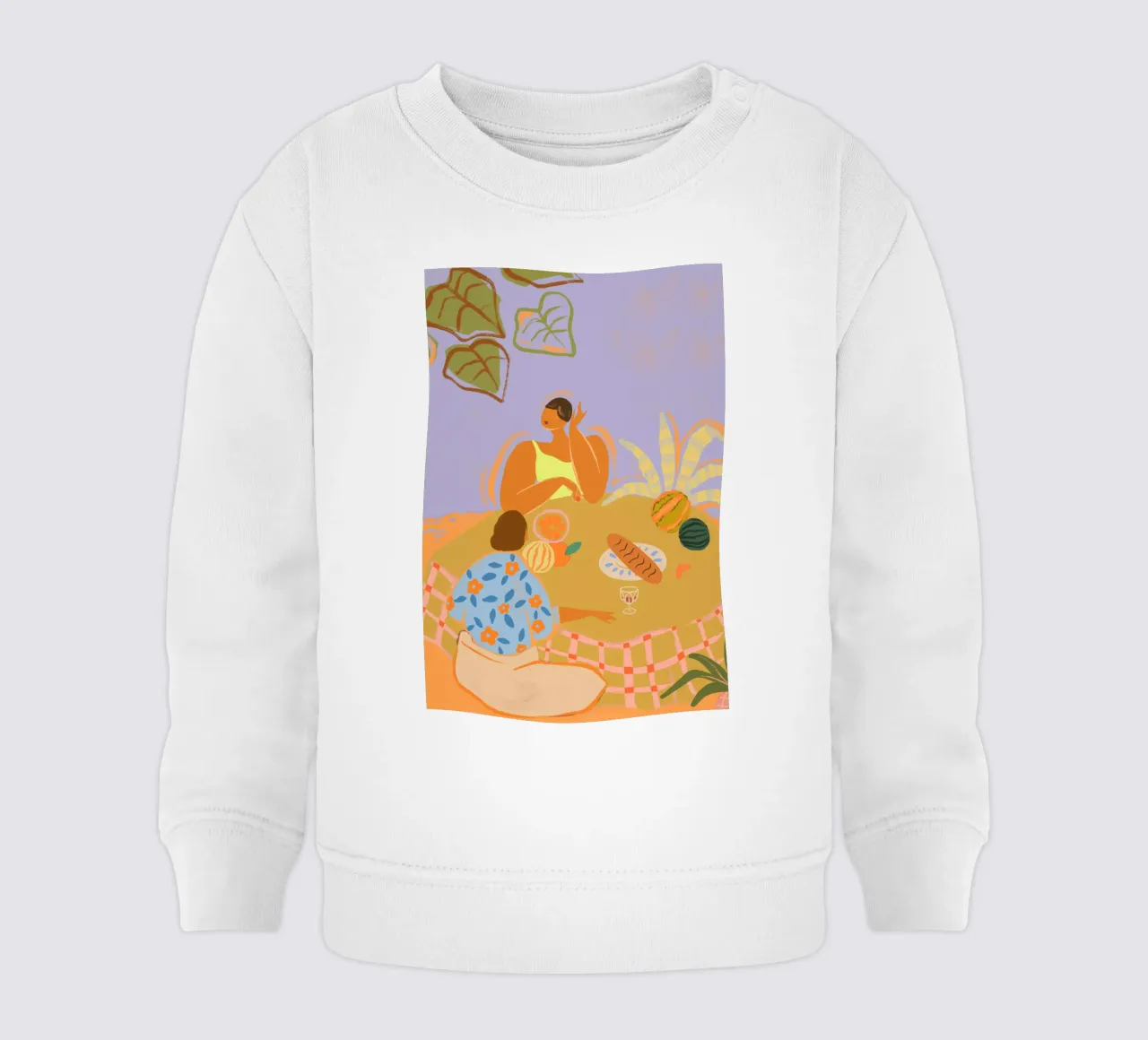 Catch Up felpa neonato da Arty Guava