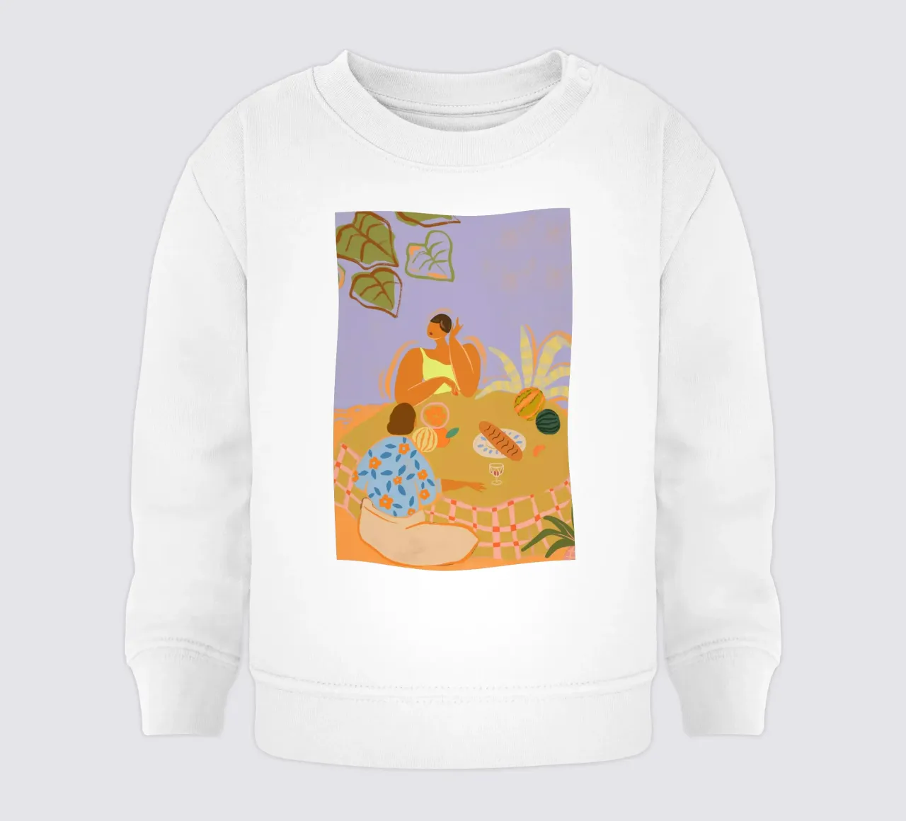 Catch Up baby sweatshirt by Arty Guava