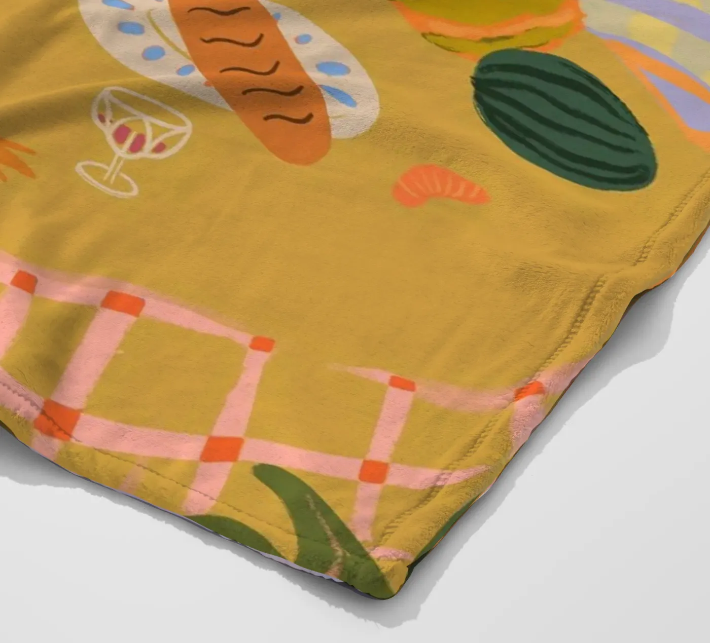 Catch Up fleece blanket by Arty Guava